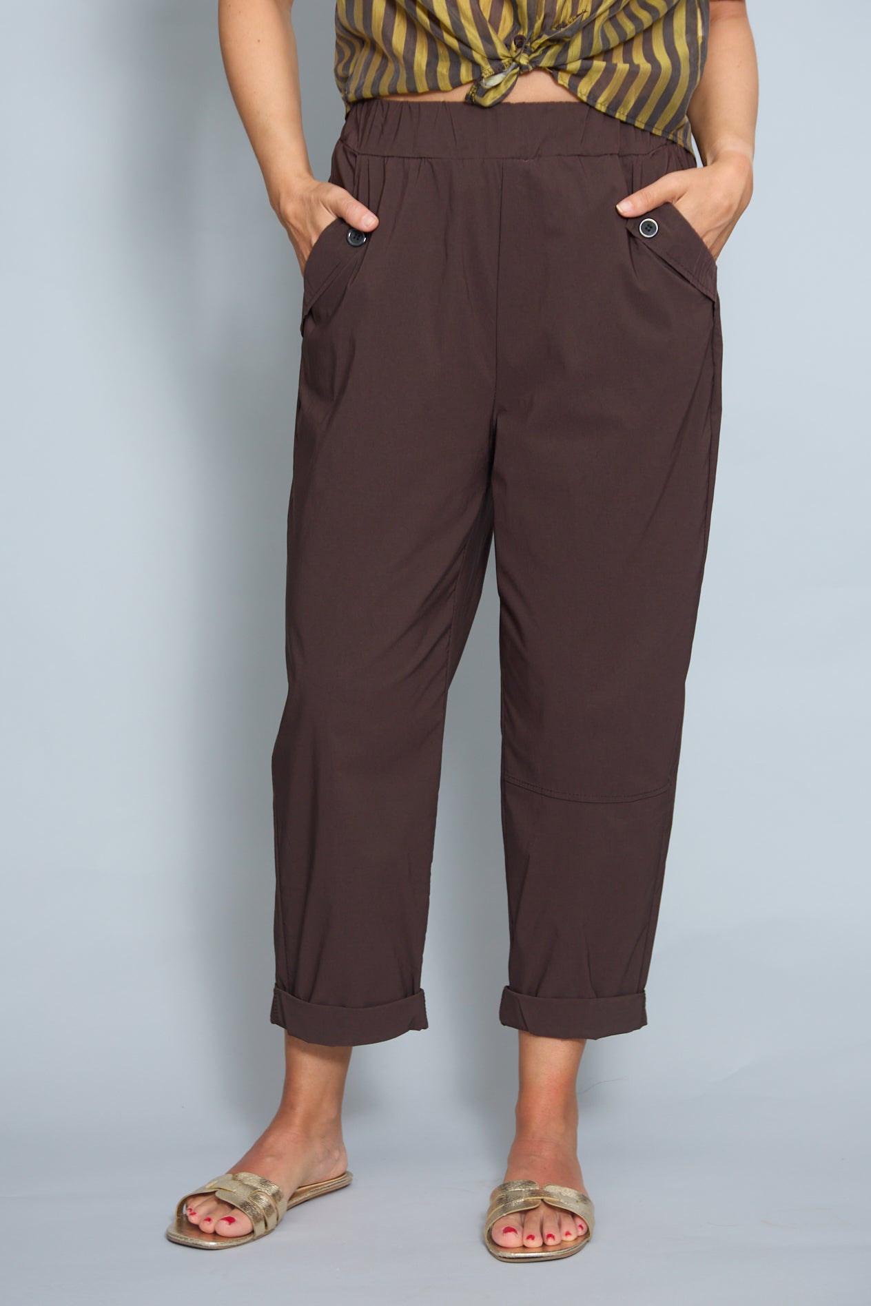 Pantalón Justine Marrón