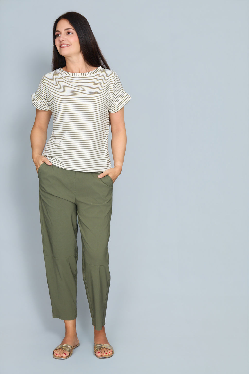 Camiseta Rina Verde Militar