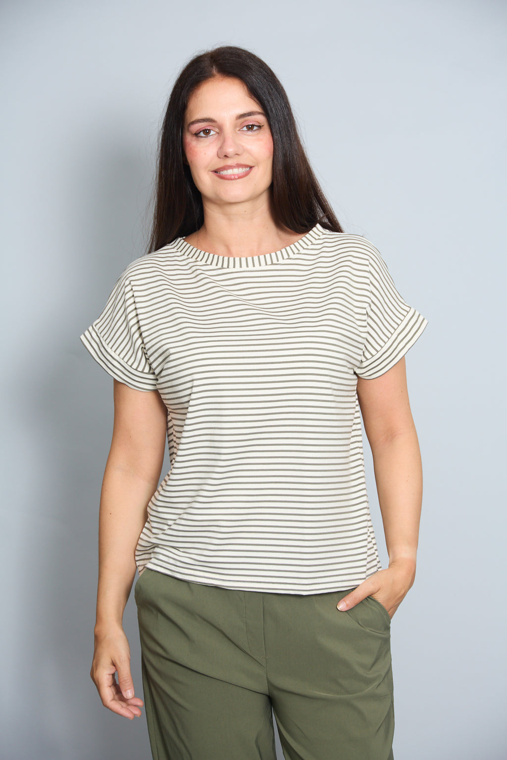 Camiseta Rina Verde Militar