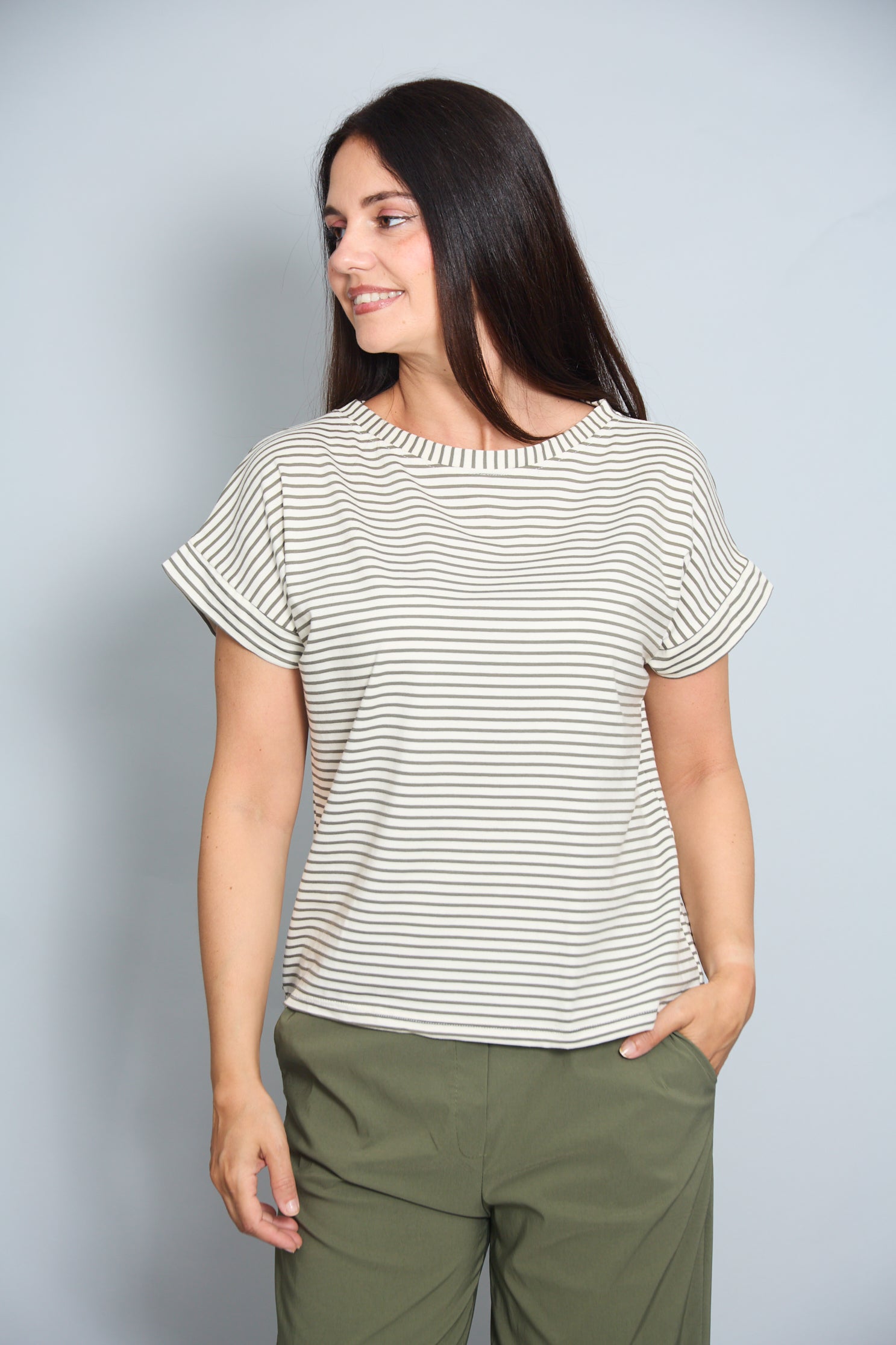 Camiseta Rina Verde Militar