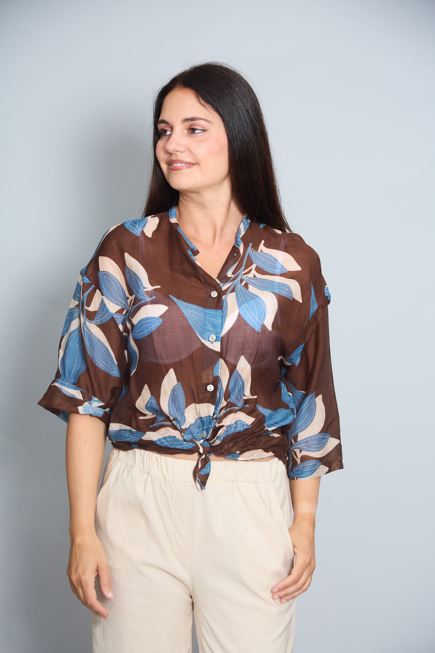 Camisa de Seda Amalfi