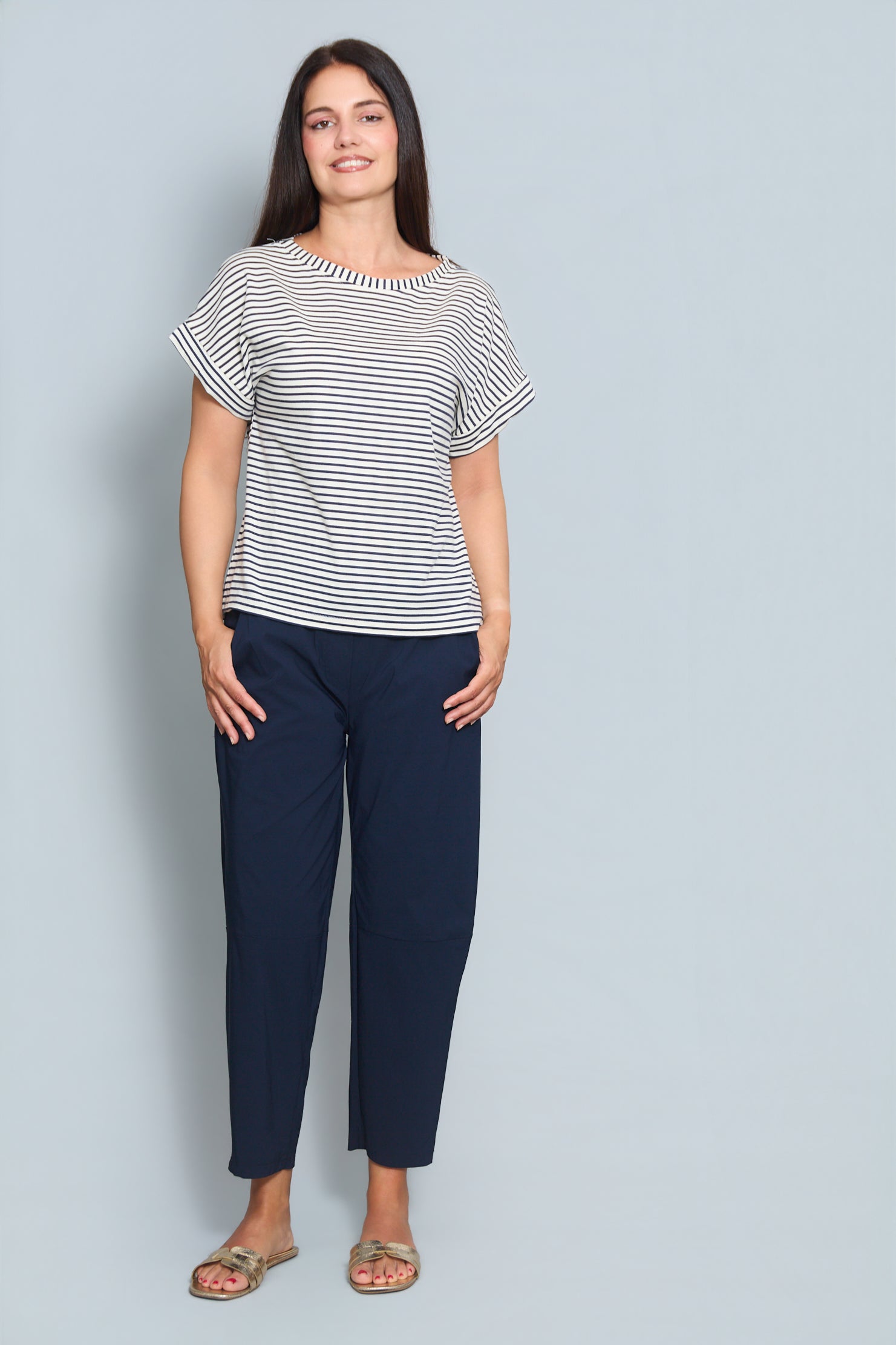 Camiseta Rina Azul Marino