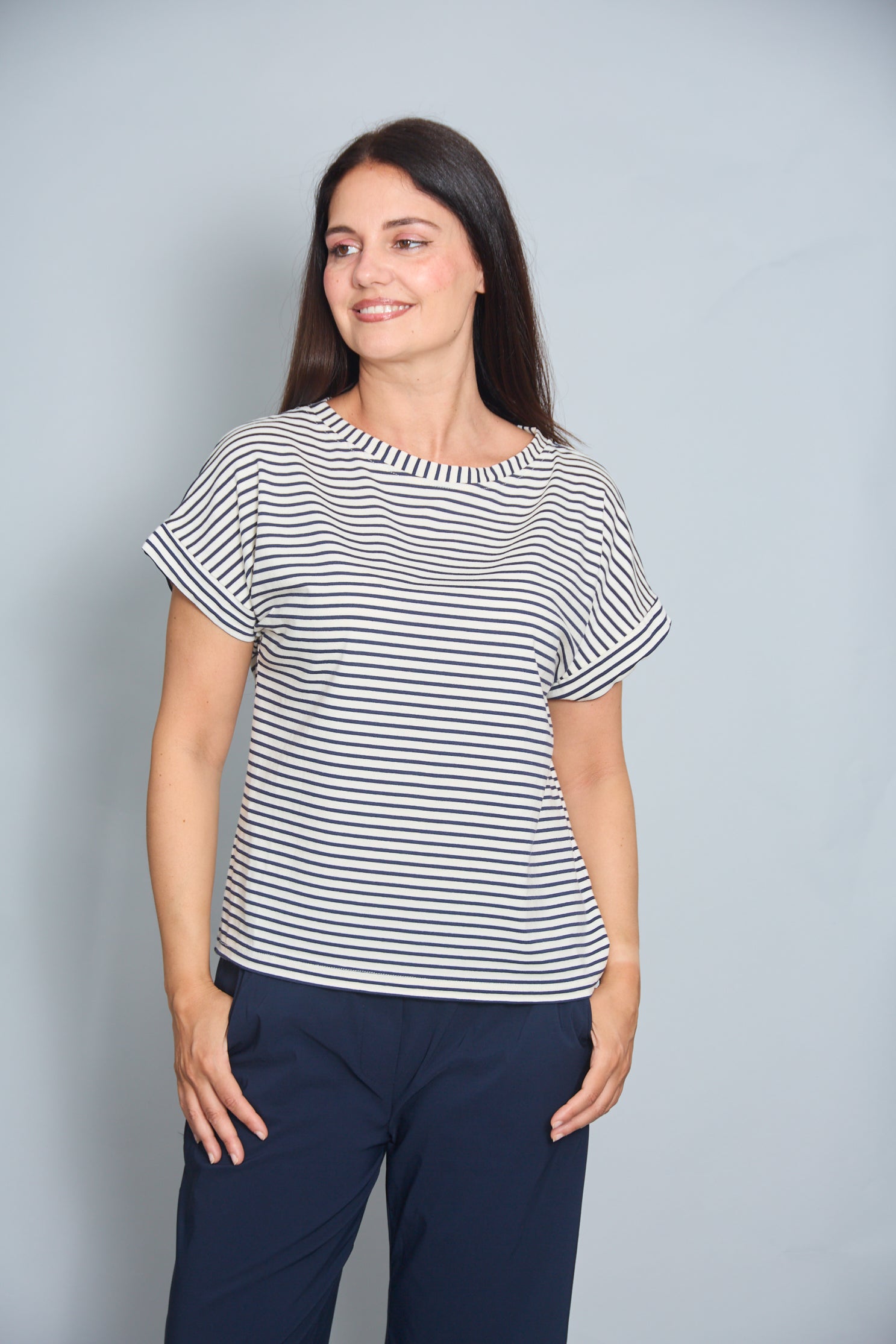 Camiseta Rina Azul Marino