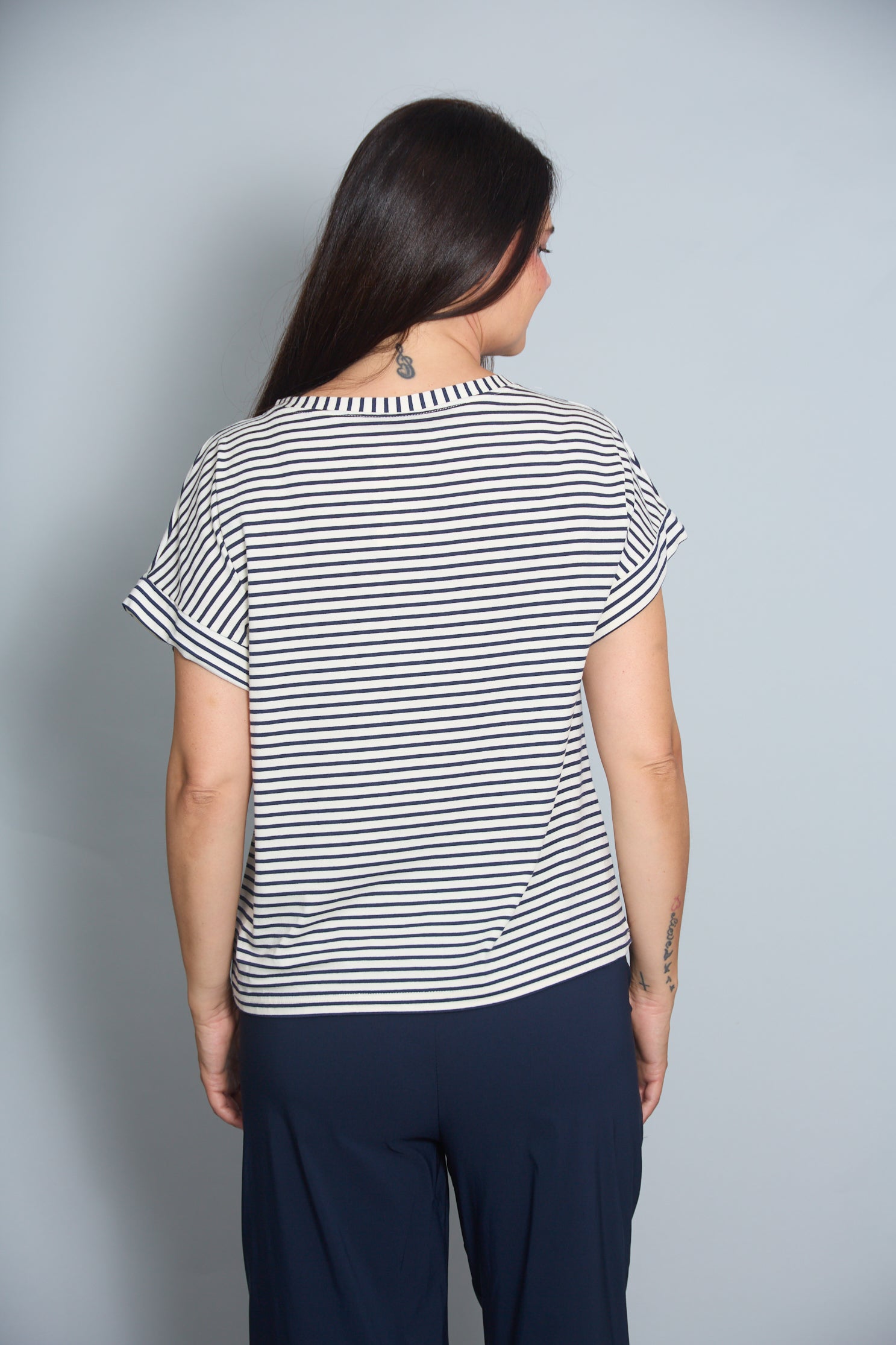 Camiseta Rina Azul Marino