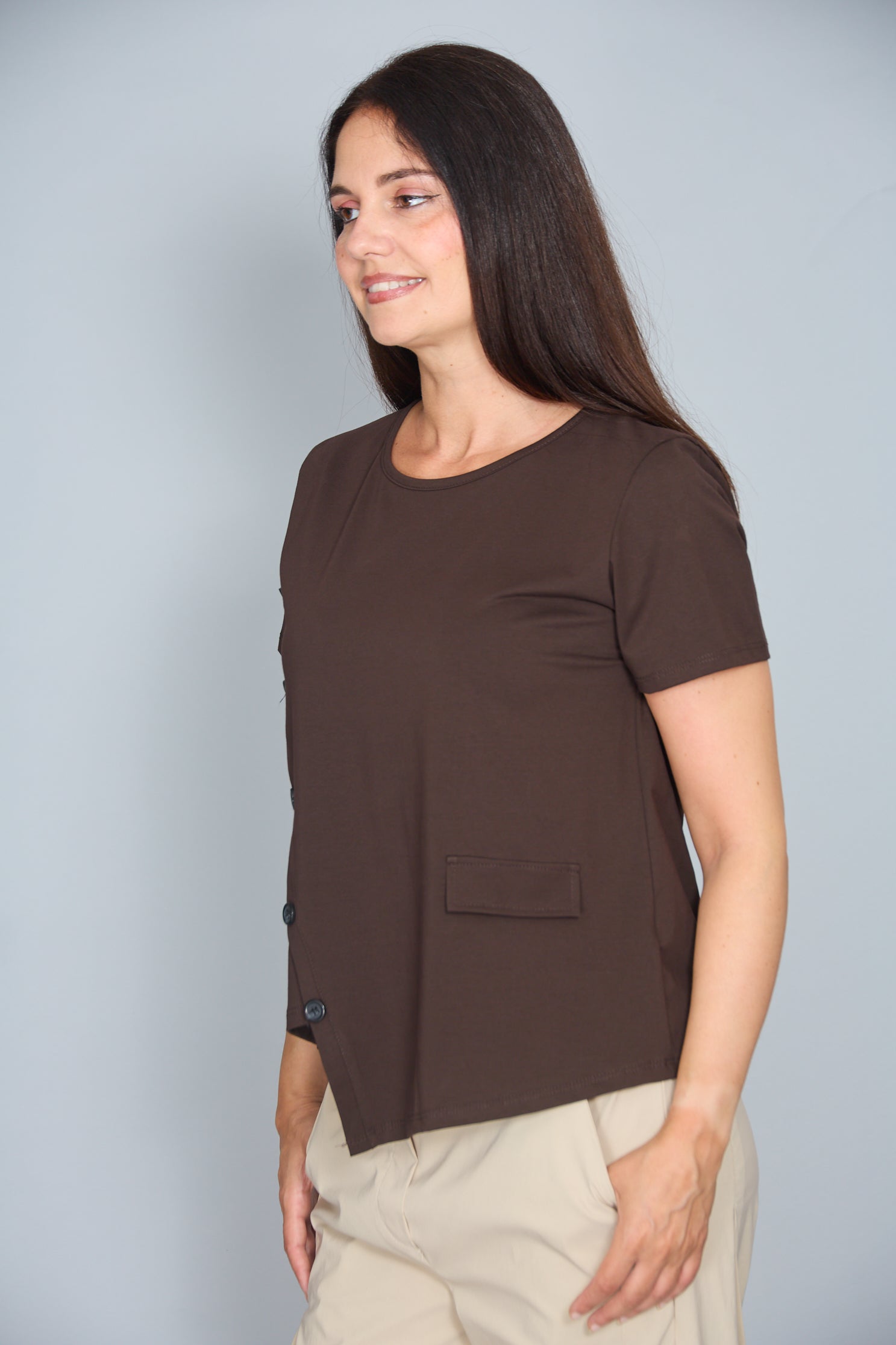 Camiseta Galicia Marrón