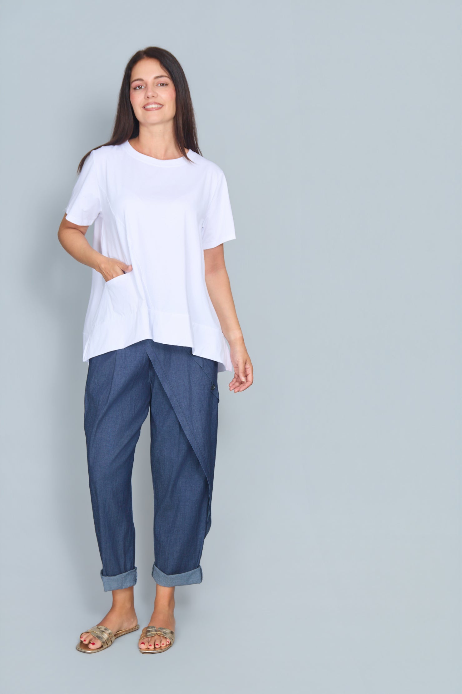 Camiseta Modelo Zante Blanco