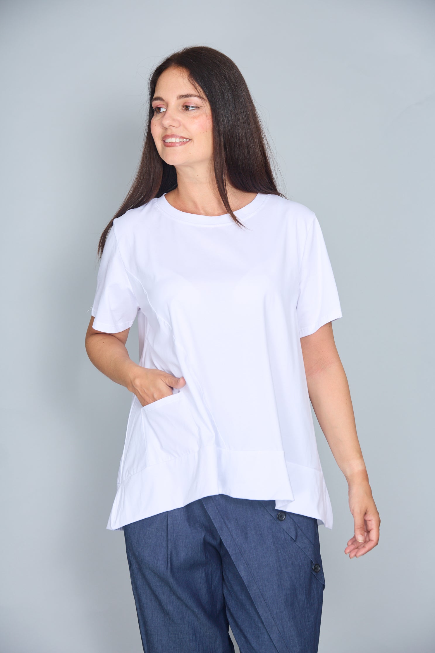 Camiseta Modelo Zante Blanco