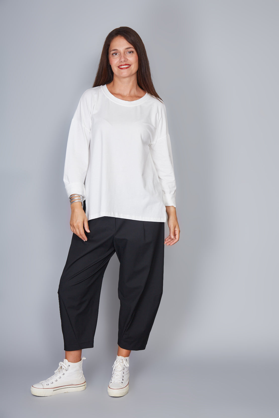 Camiseta Modelo Evelina Color Blanco Roto