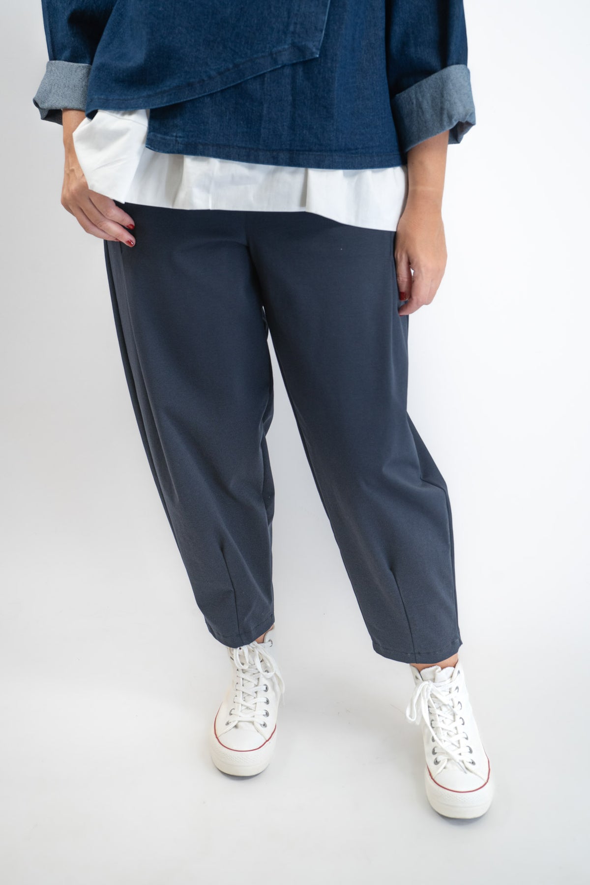 Pantalón Modelo Terry Azul Marino Wendy Trendy