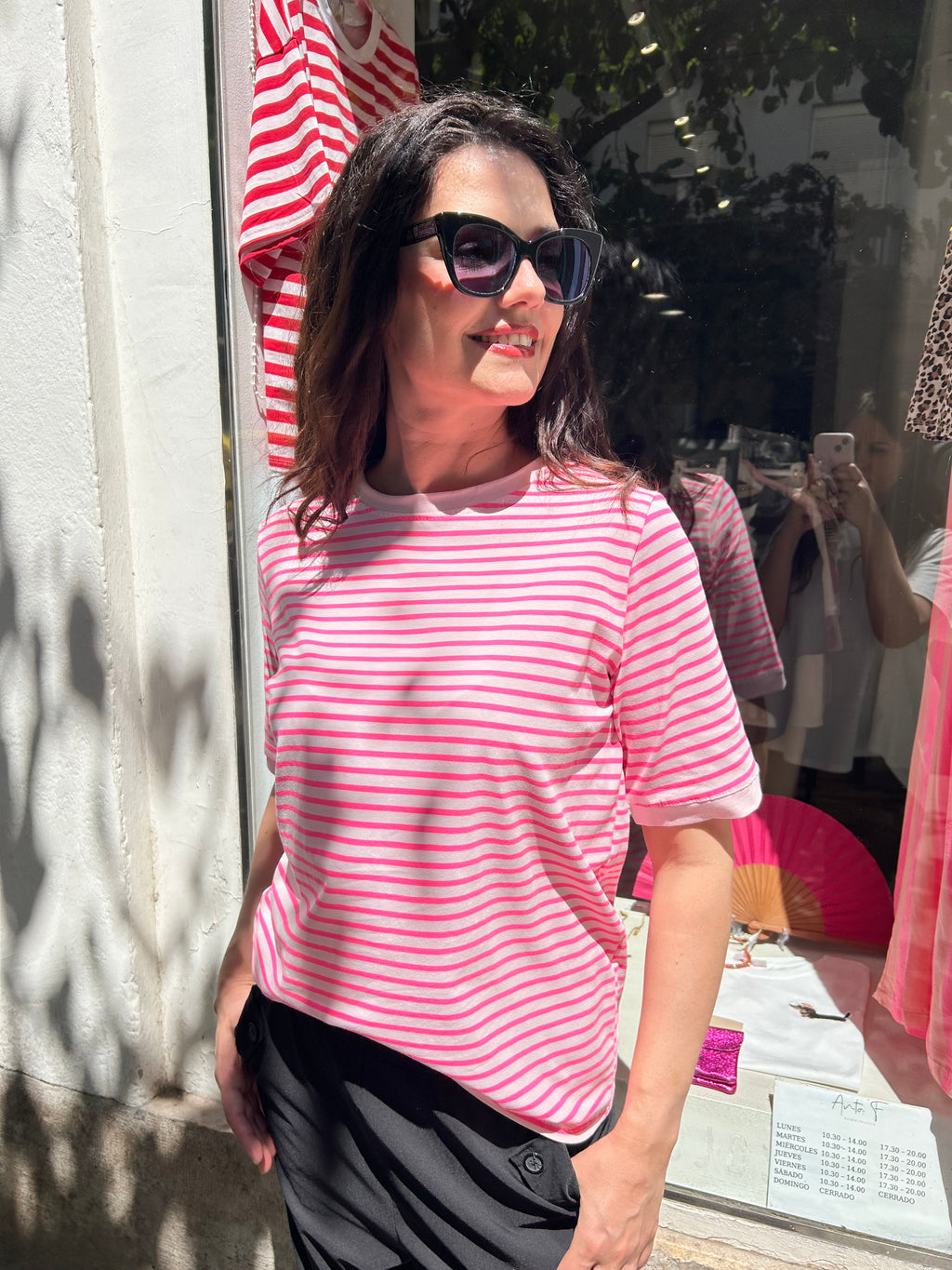 Camiseta Lisa Fucsia
