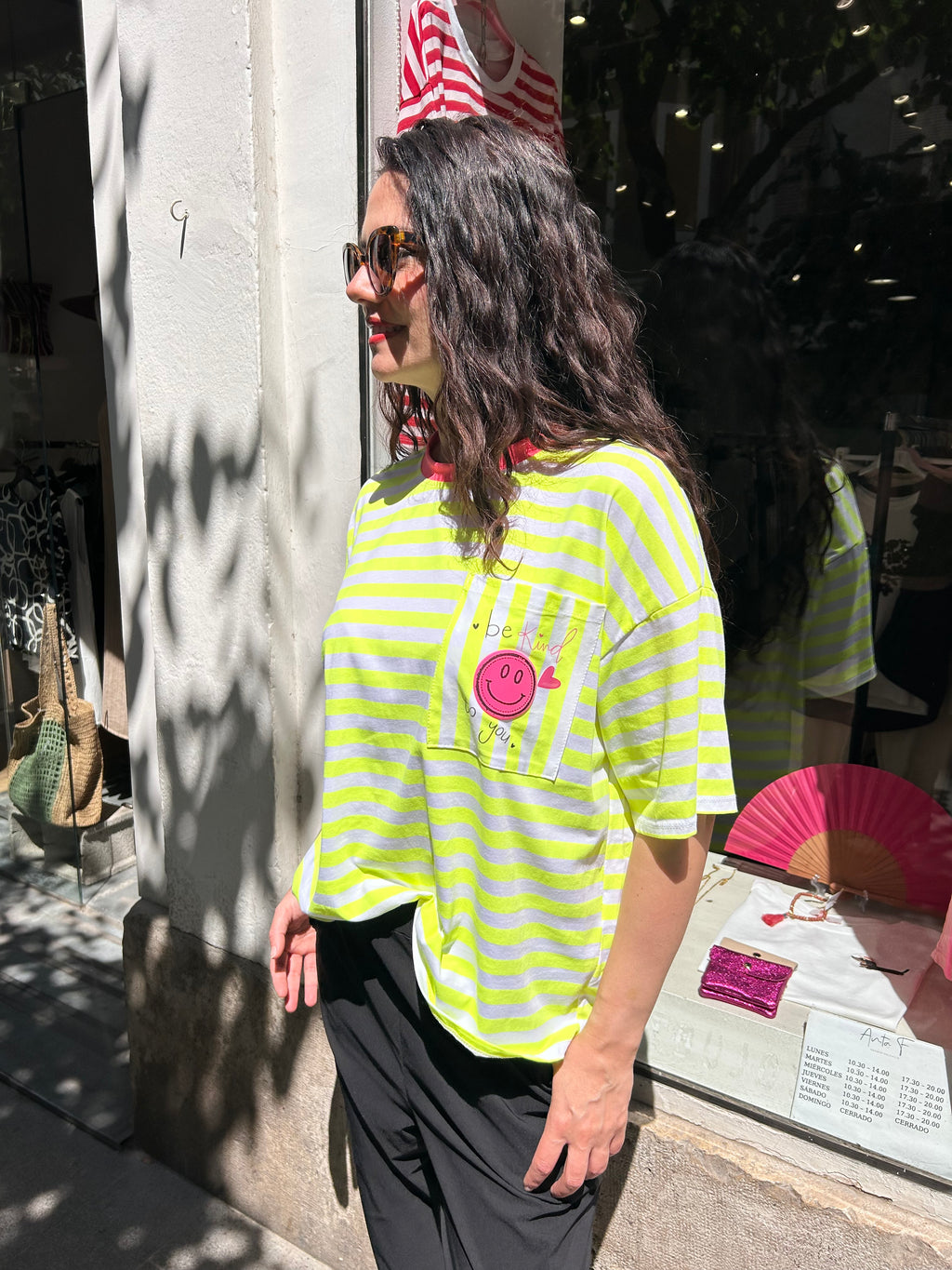 Camiseta Smile Amarillo