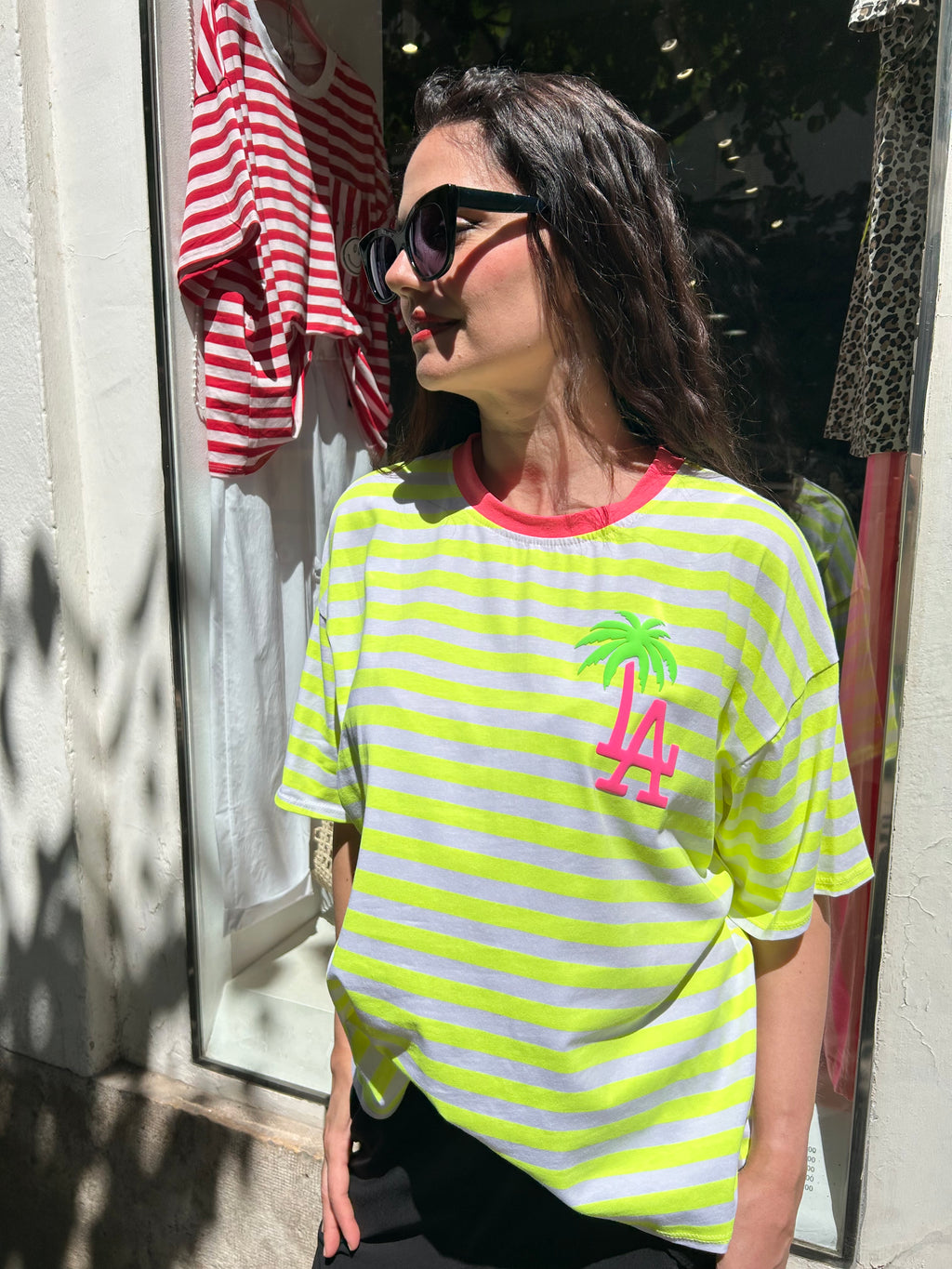 Camiseta Los Angeles Amarillo