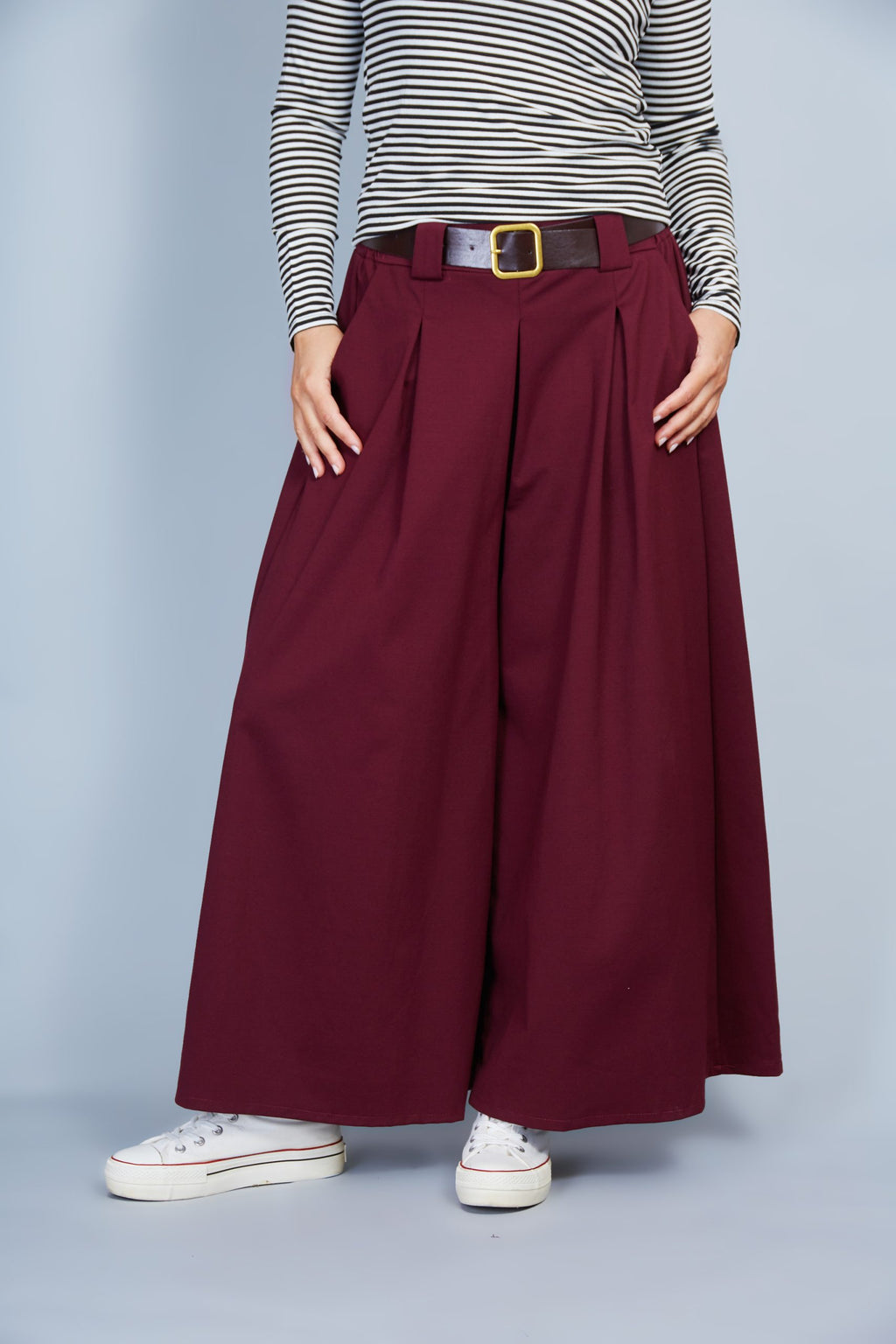 Pantalón Modelo Anuk Color Vino