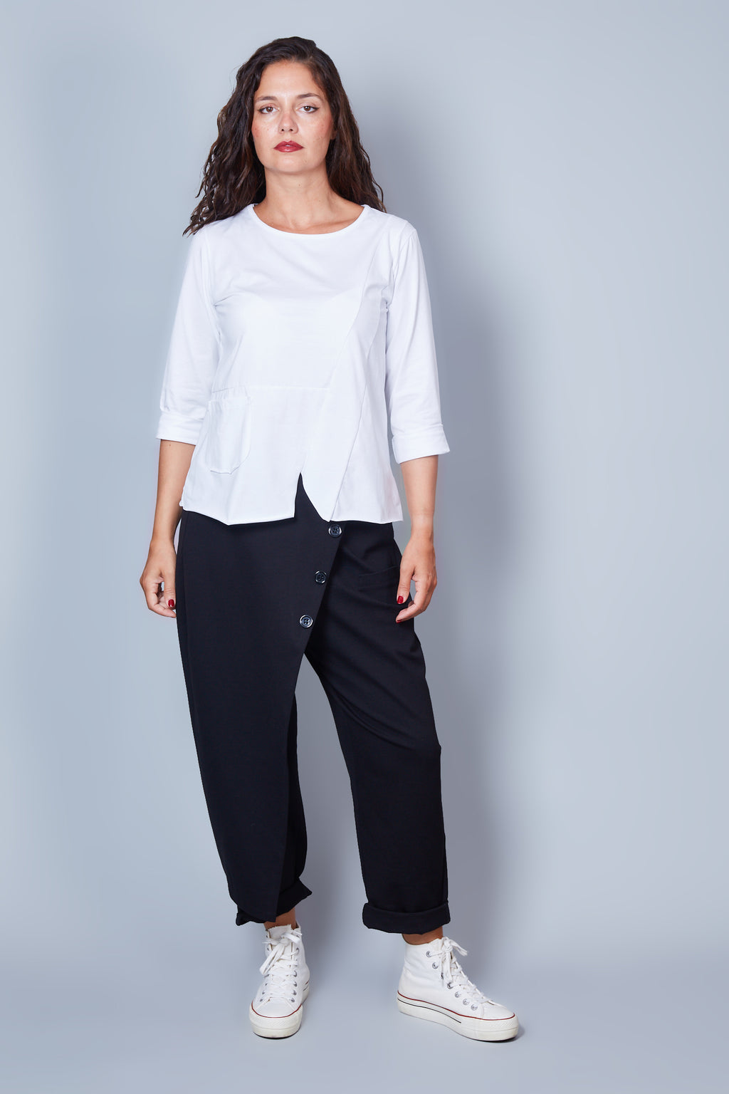 Camiseta Modelo Ludmilla Color Blanco