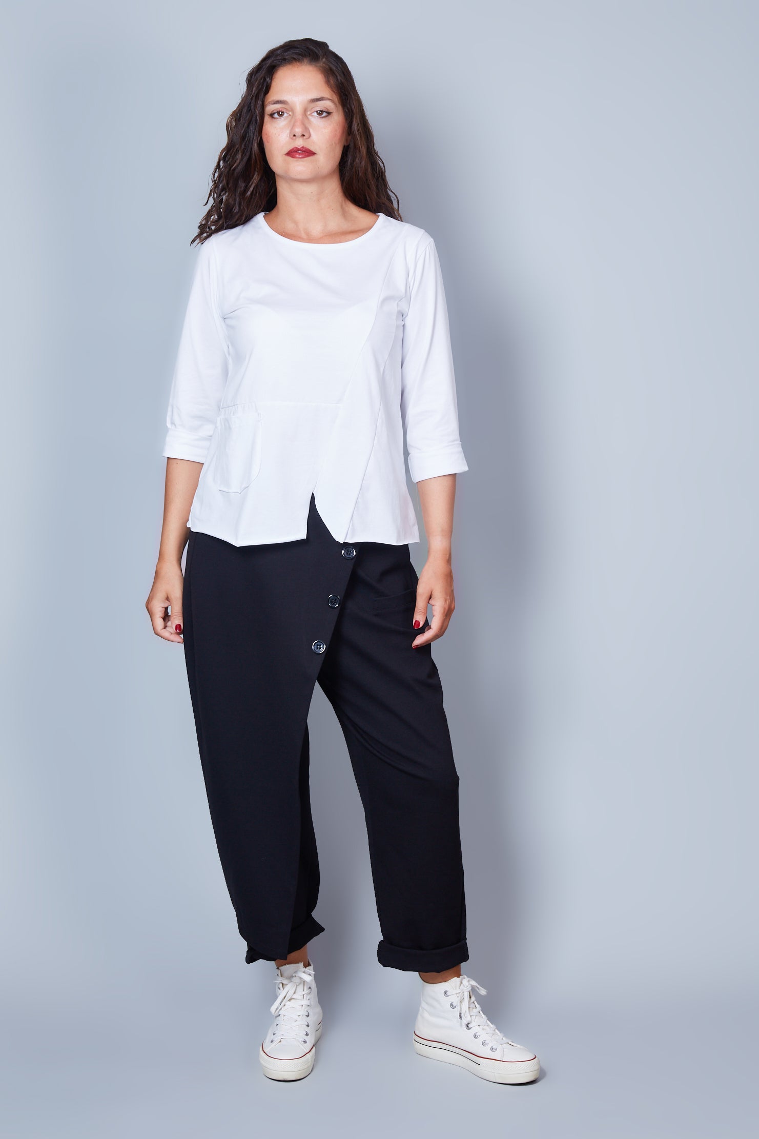 Camiseta Modelo Ludmilla Color Blanco