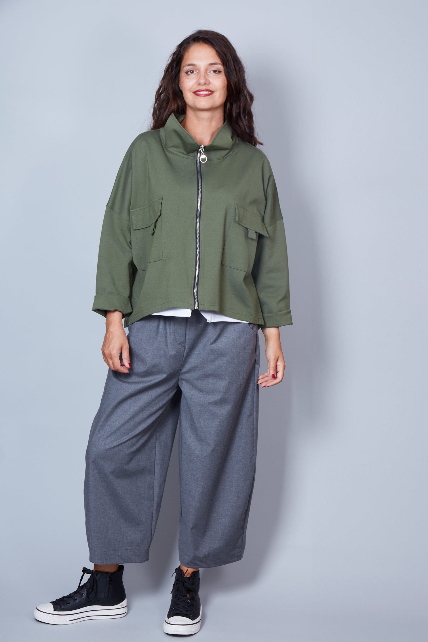 Pantalón Modelo Sally Color Gris