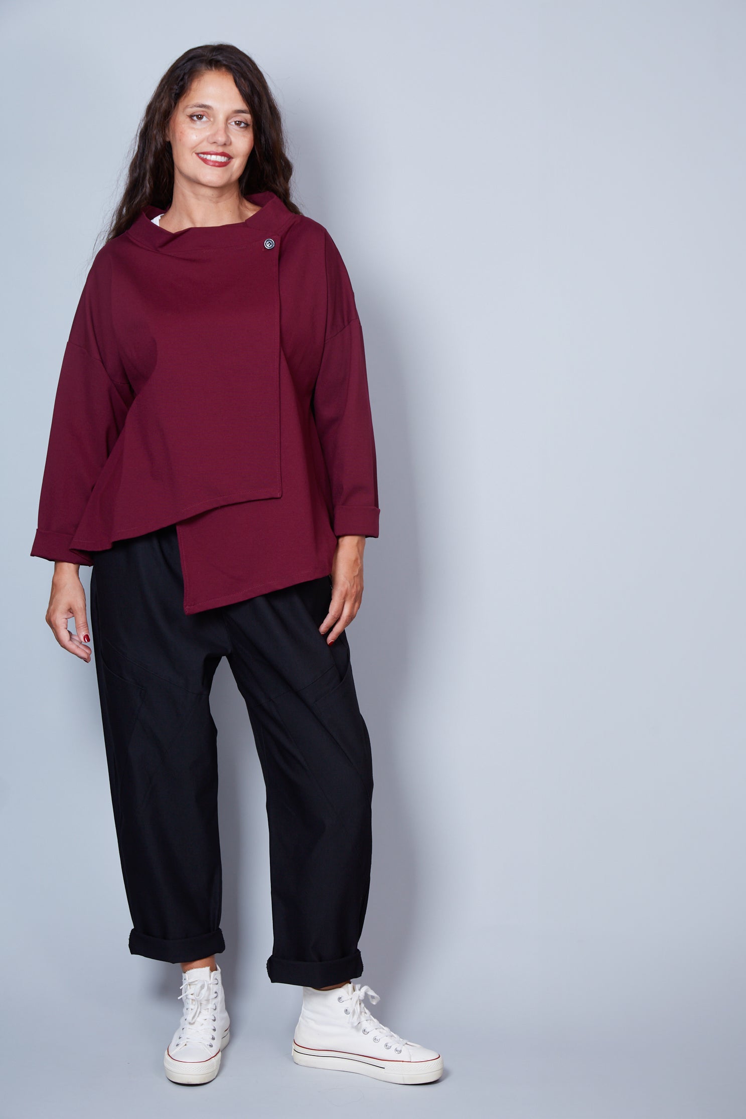 Chaqueta Modelo Beba Color Vino