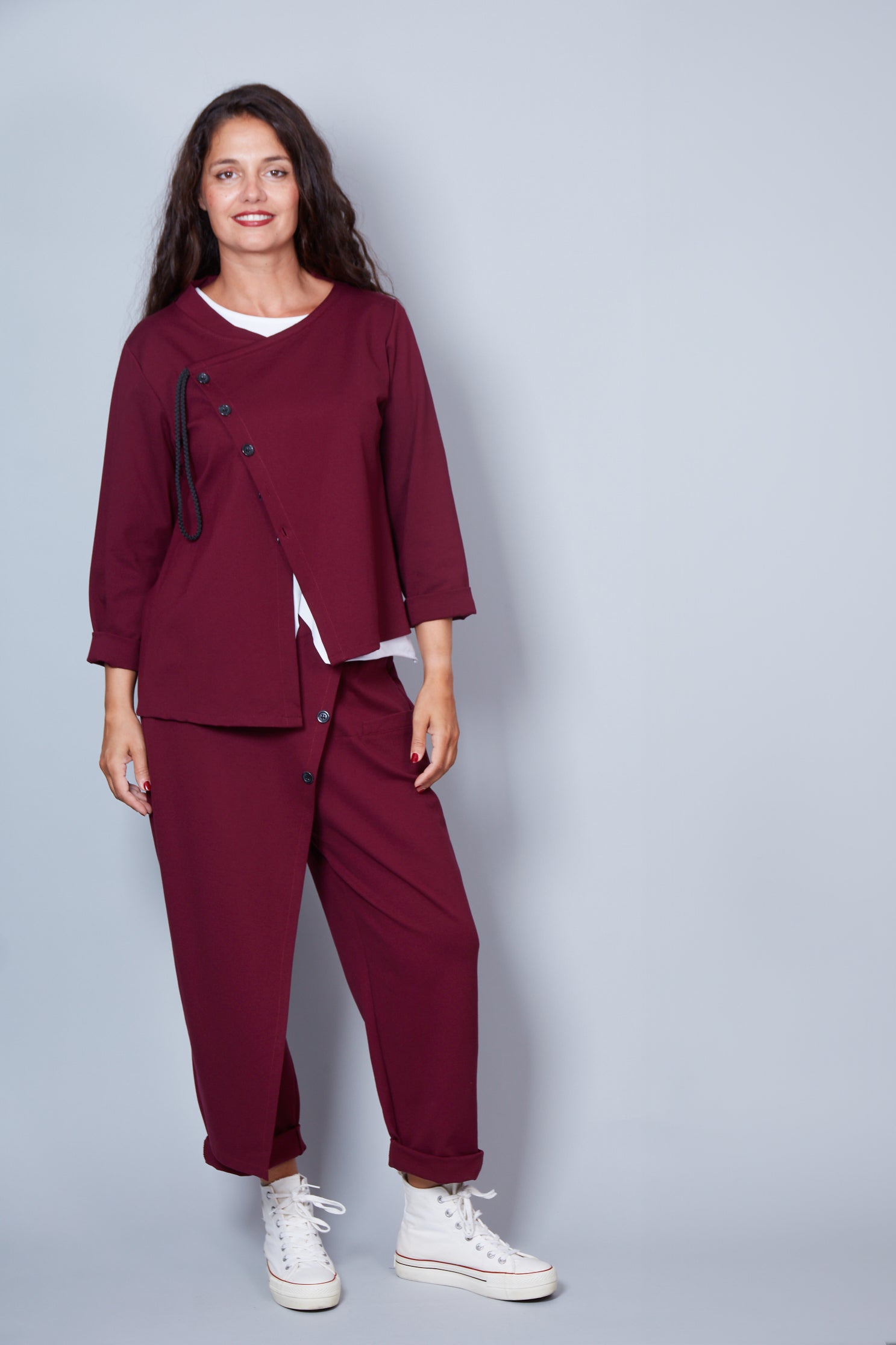 Pantalón Modelo Febe Color Vino