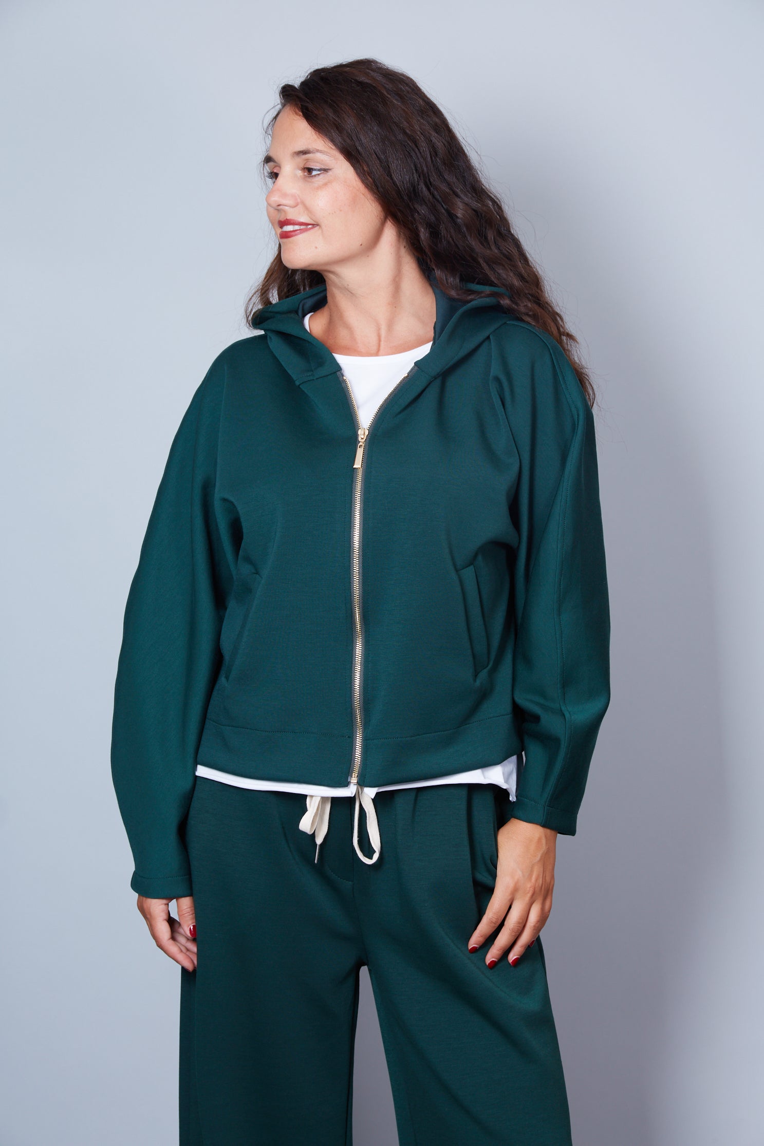 Sudadera Jonas Color Verde Botella