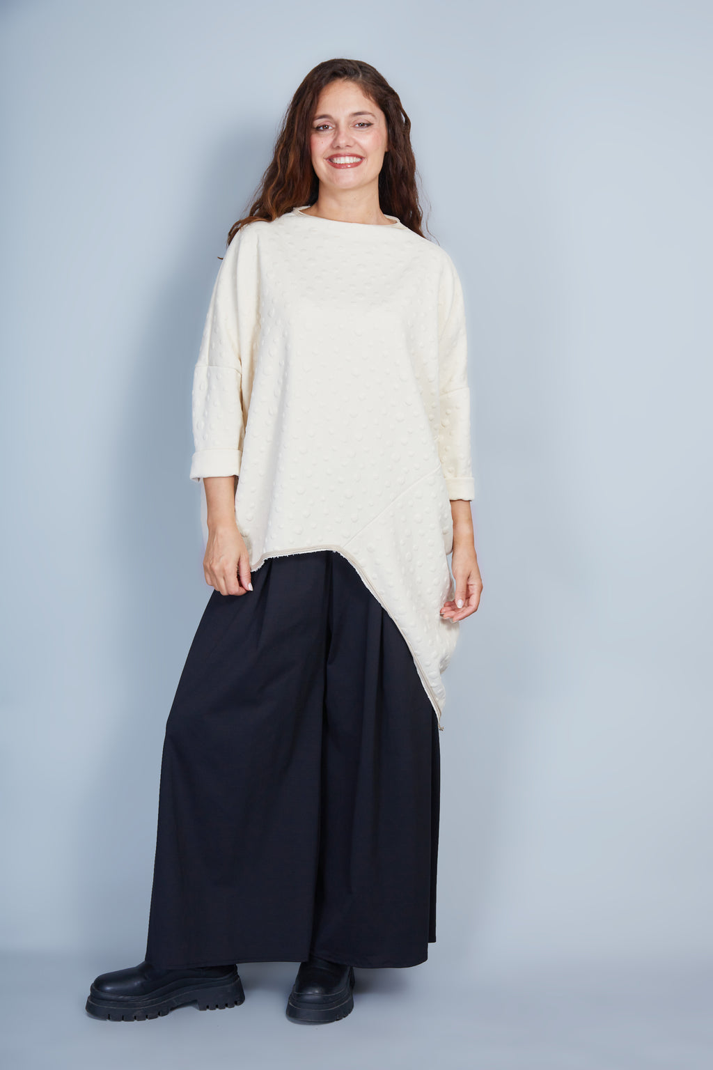 Blusa Modelo Nadia Color Blanco Roto