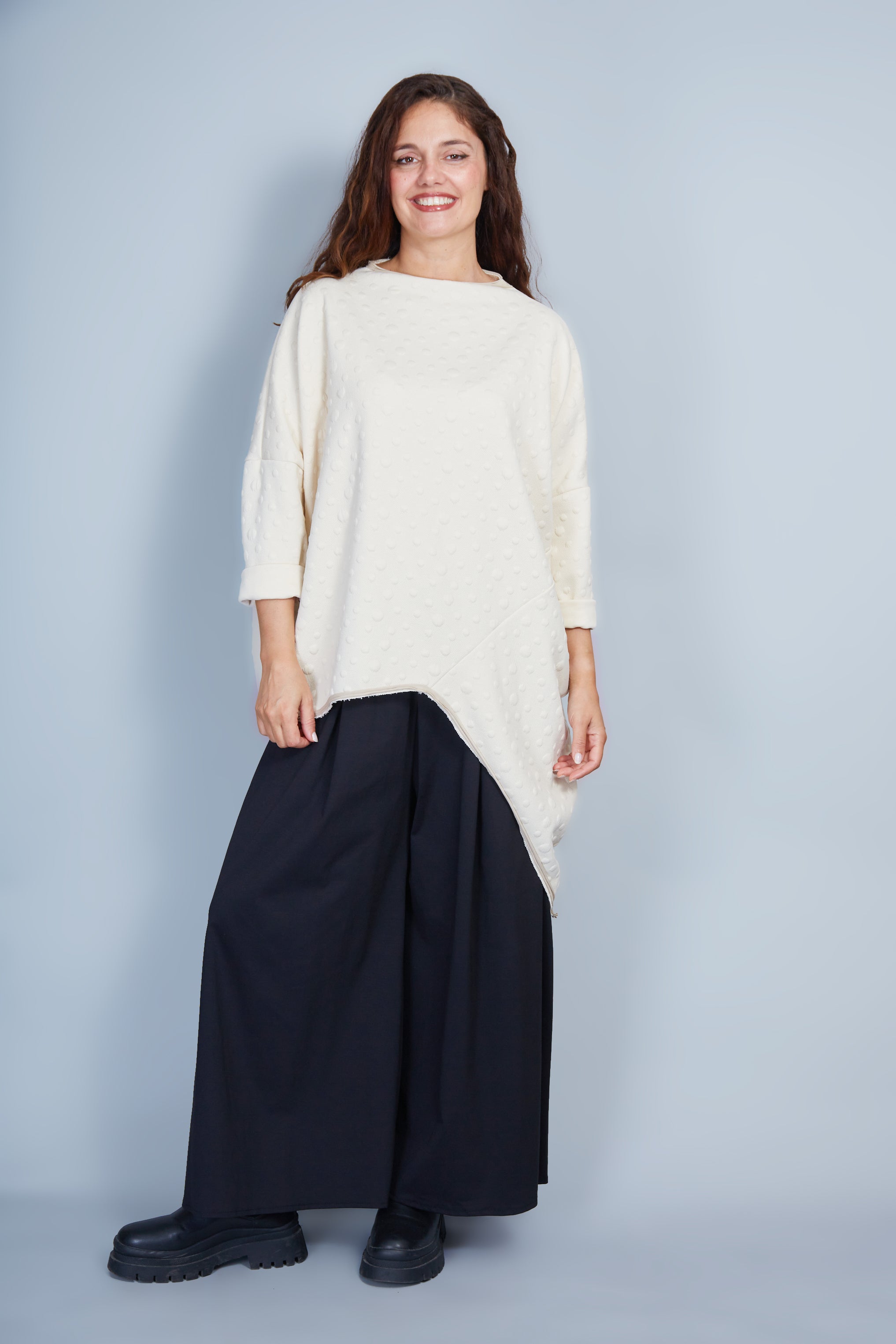 Blusa Modelo Nadia Color Blanco Roto