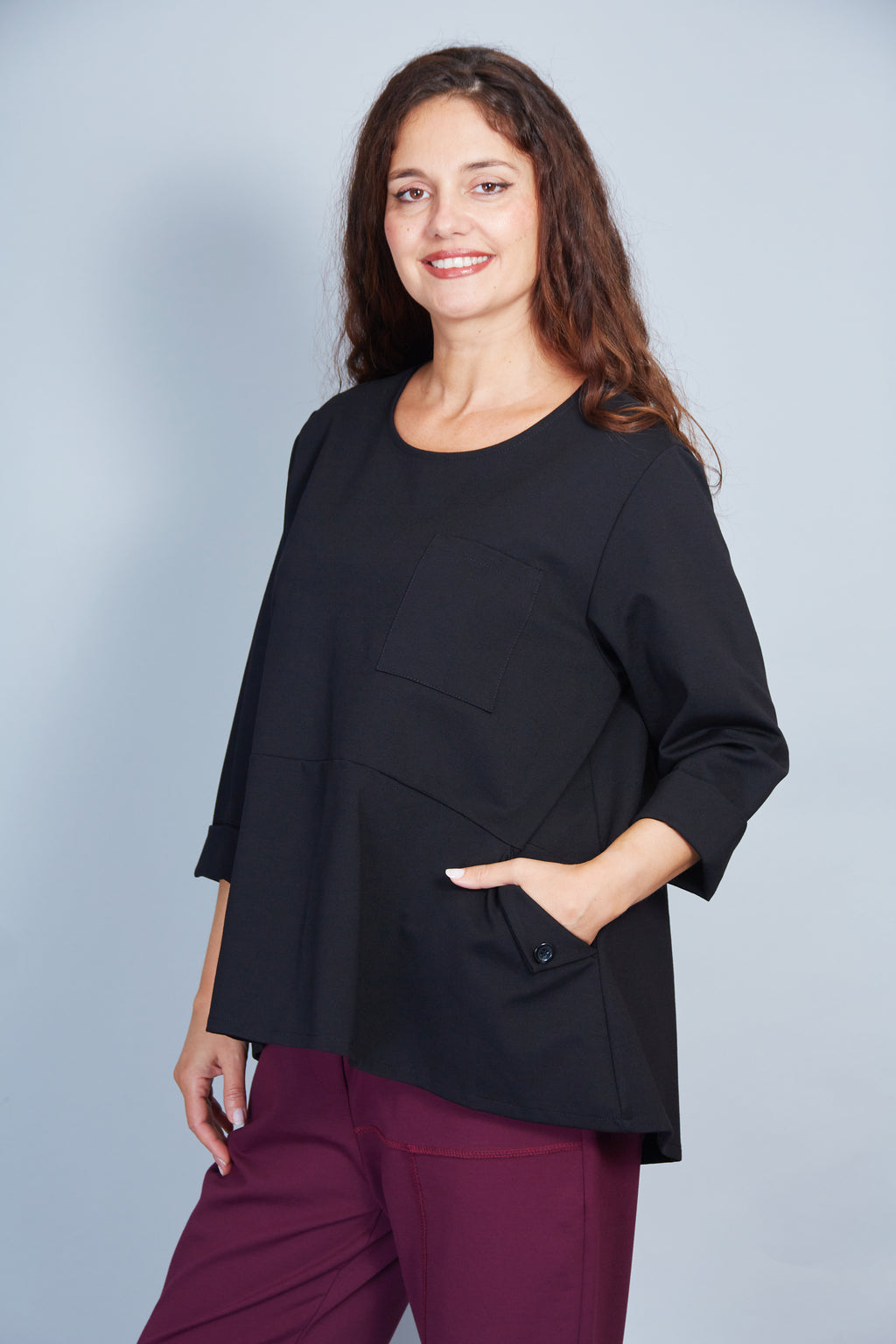Blusa Modelo Mirta Color Negro