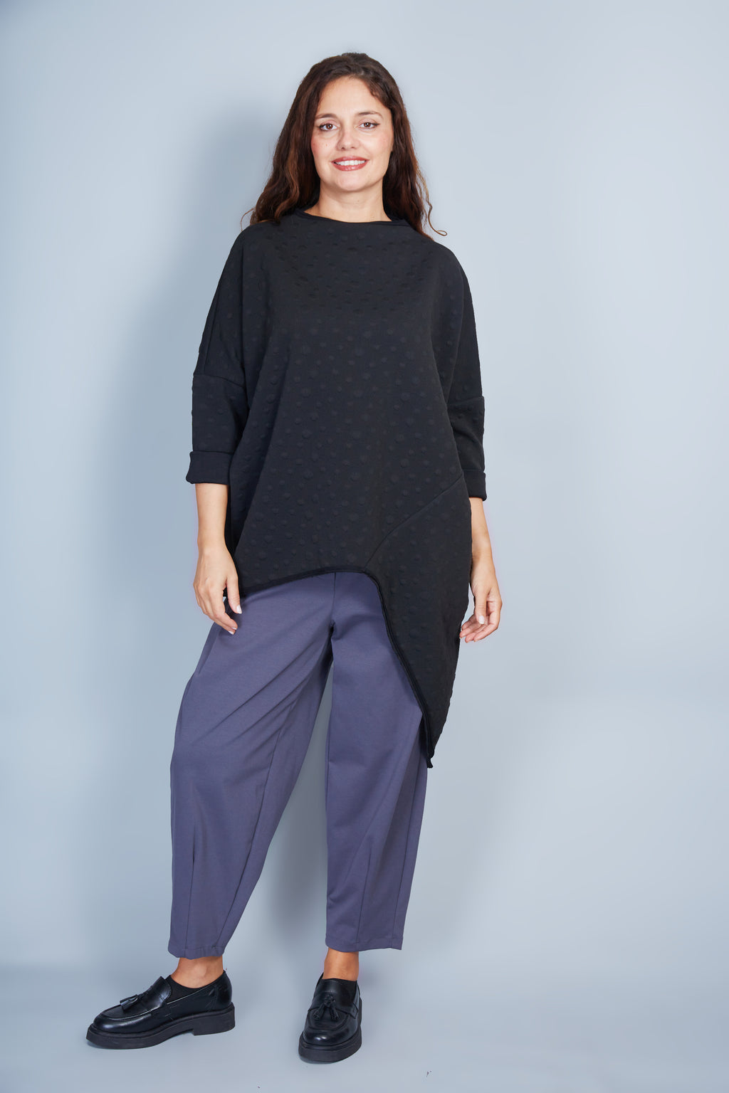 Pantalón Terry Color Gris