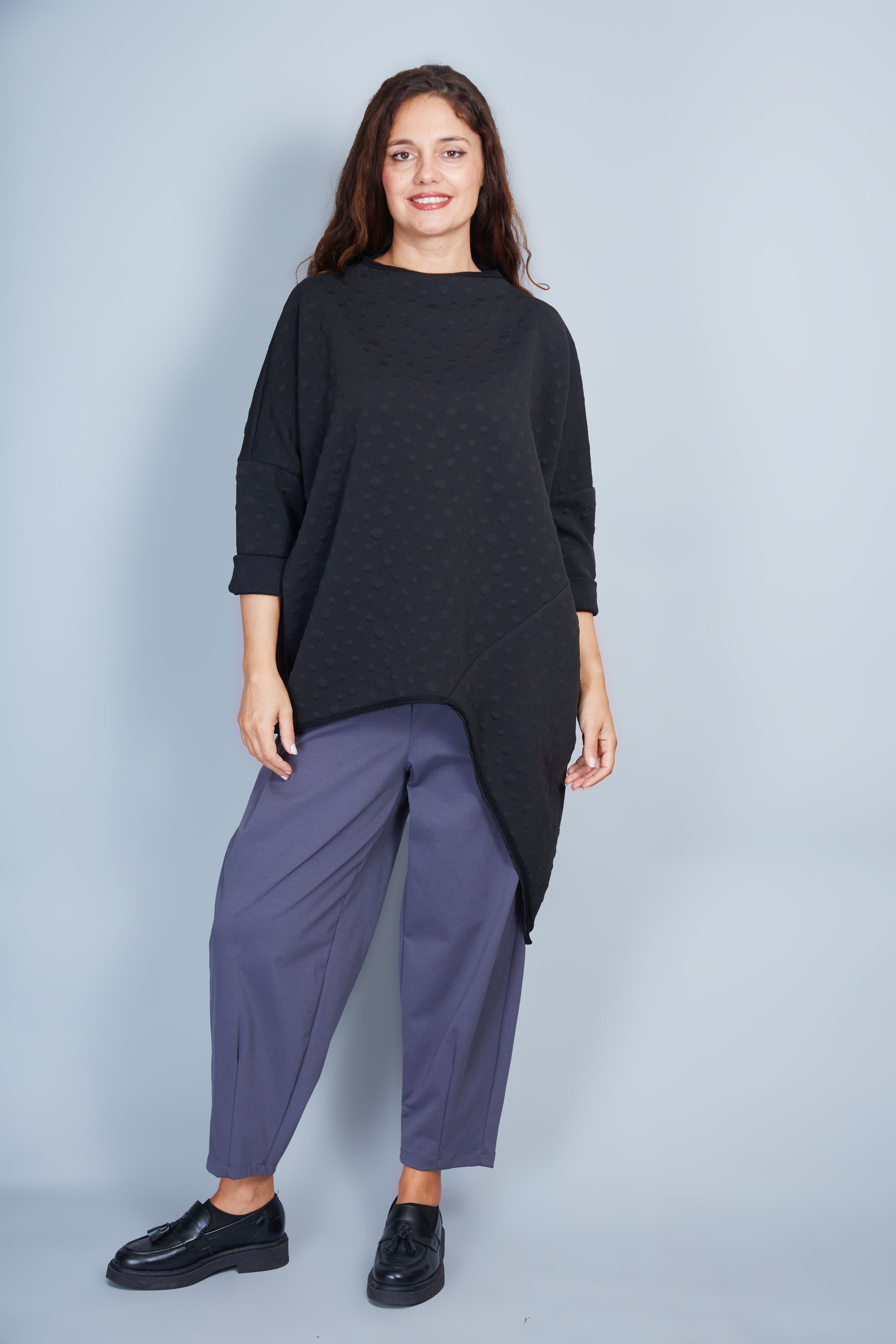 Pantalón Terry Color Gris