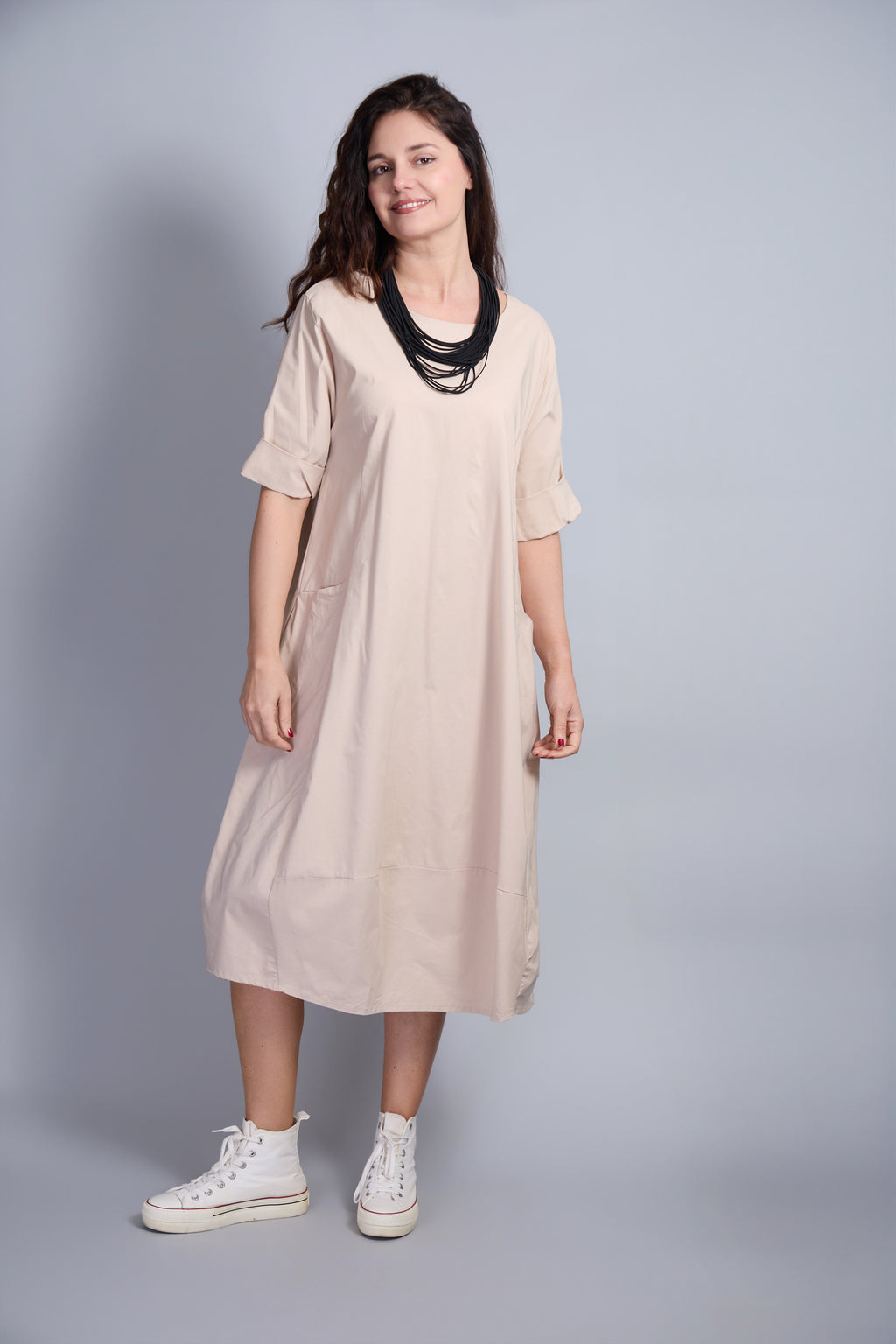 Vestido Elly Beige