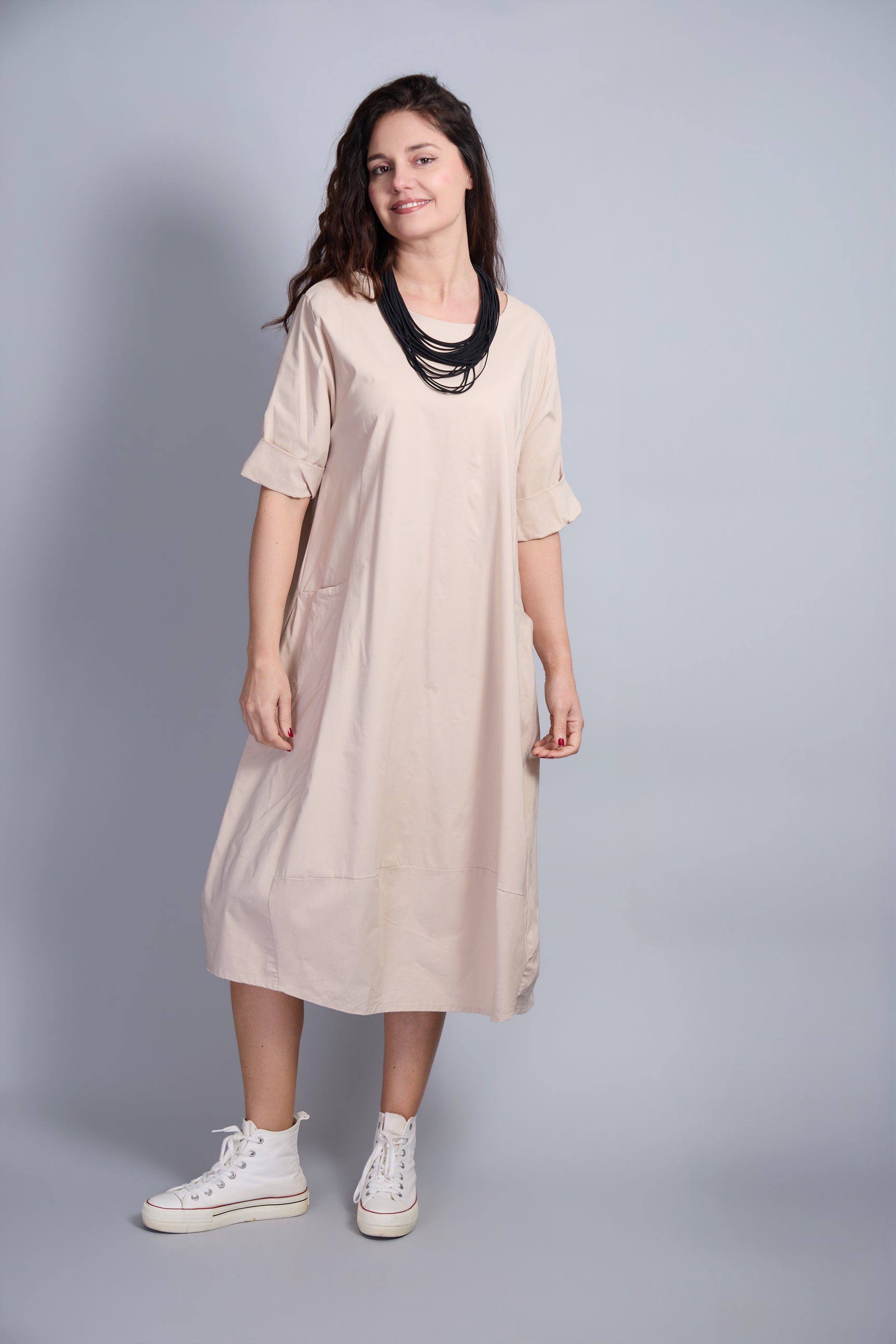 Vestido Elly Beige