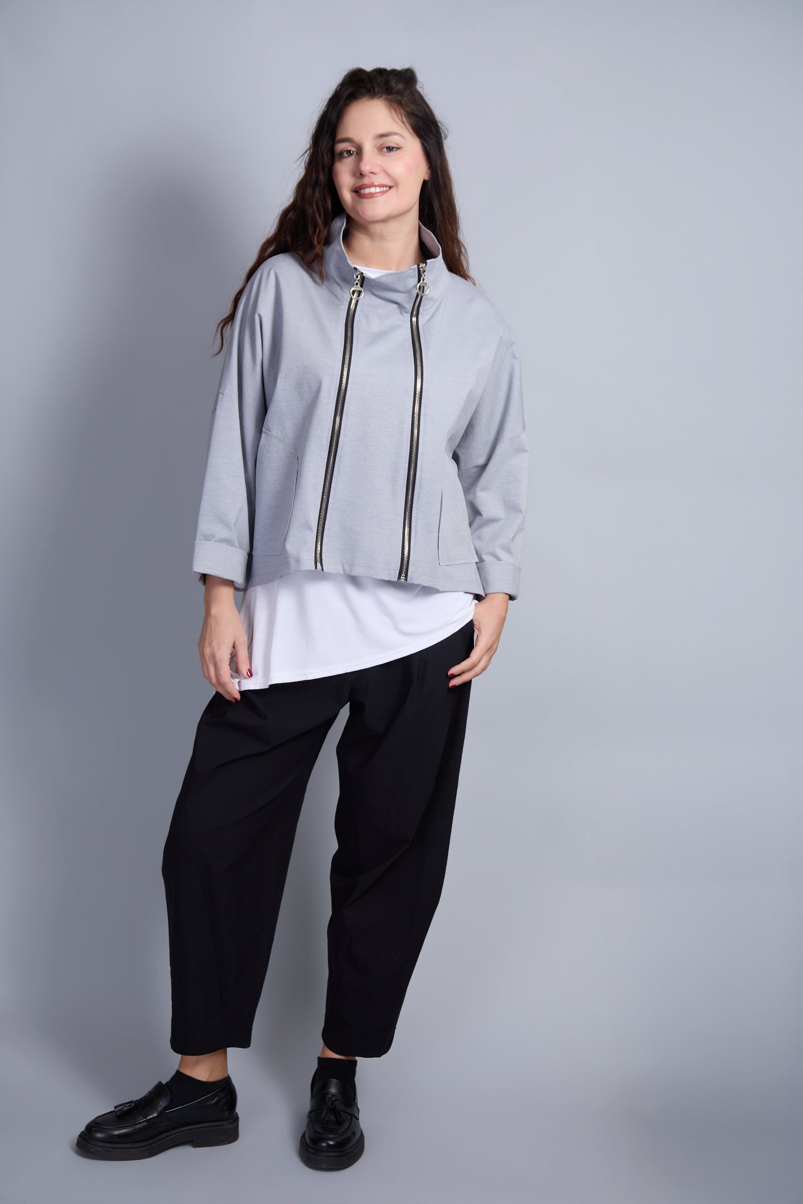 Chaqueta Dioniso Gris Melange