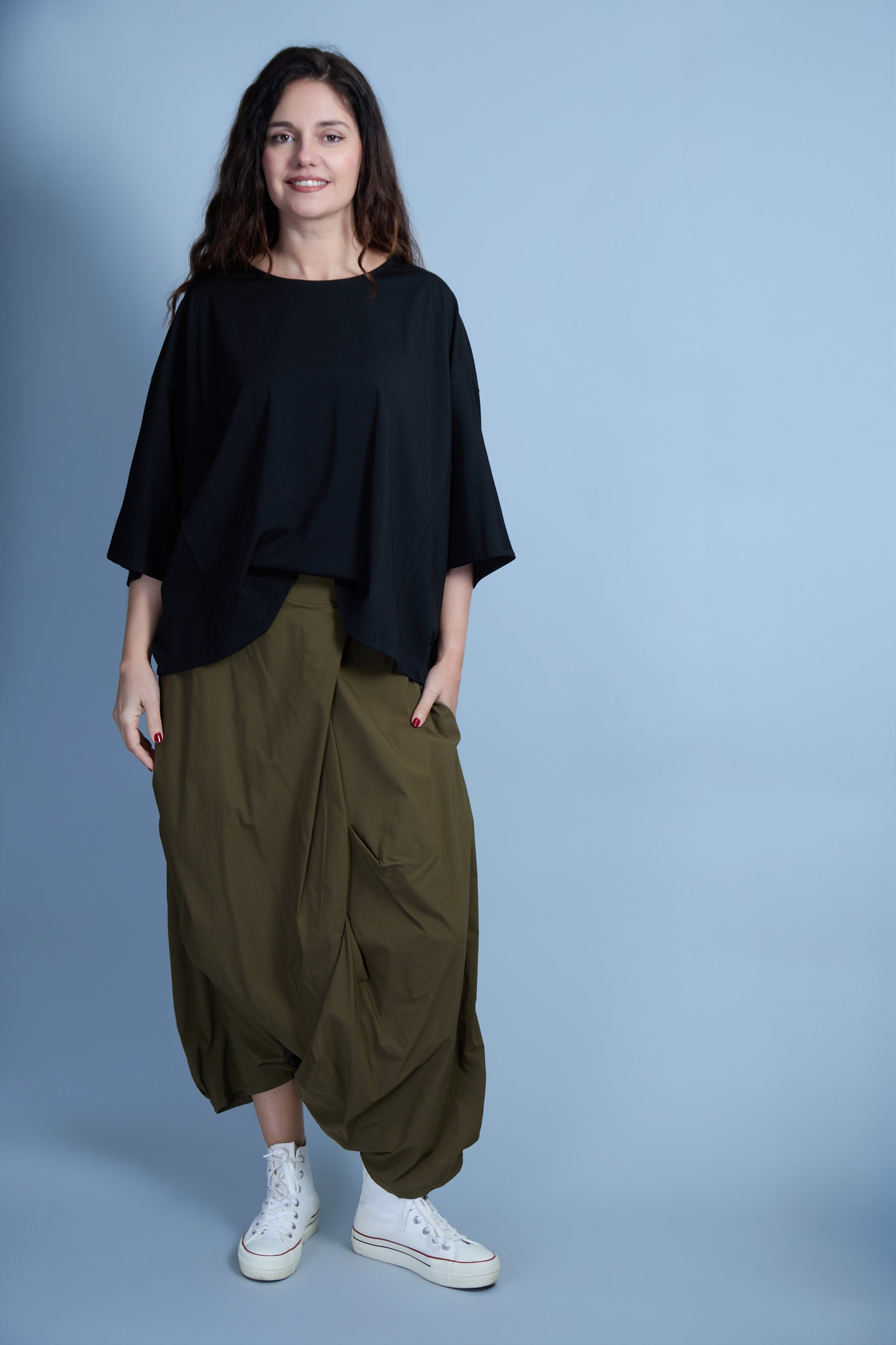 Falda/Pantalón Nadia Verde Oliva