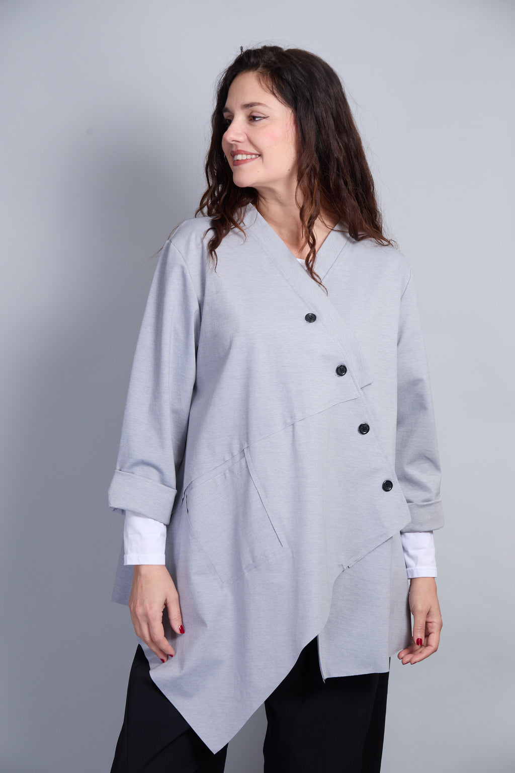 Chaqueta Elsie Gris Melange