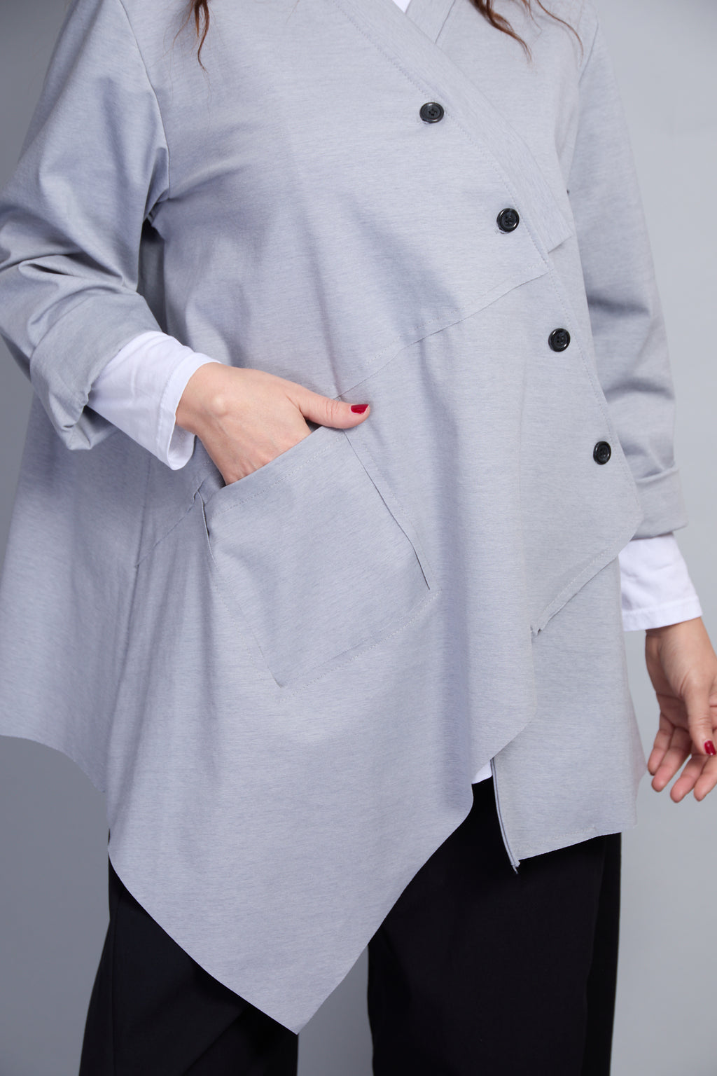 Chaqueta Elsie Gris Melange