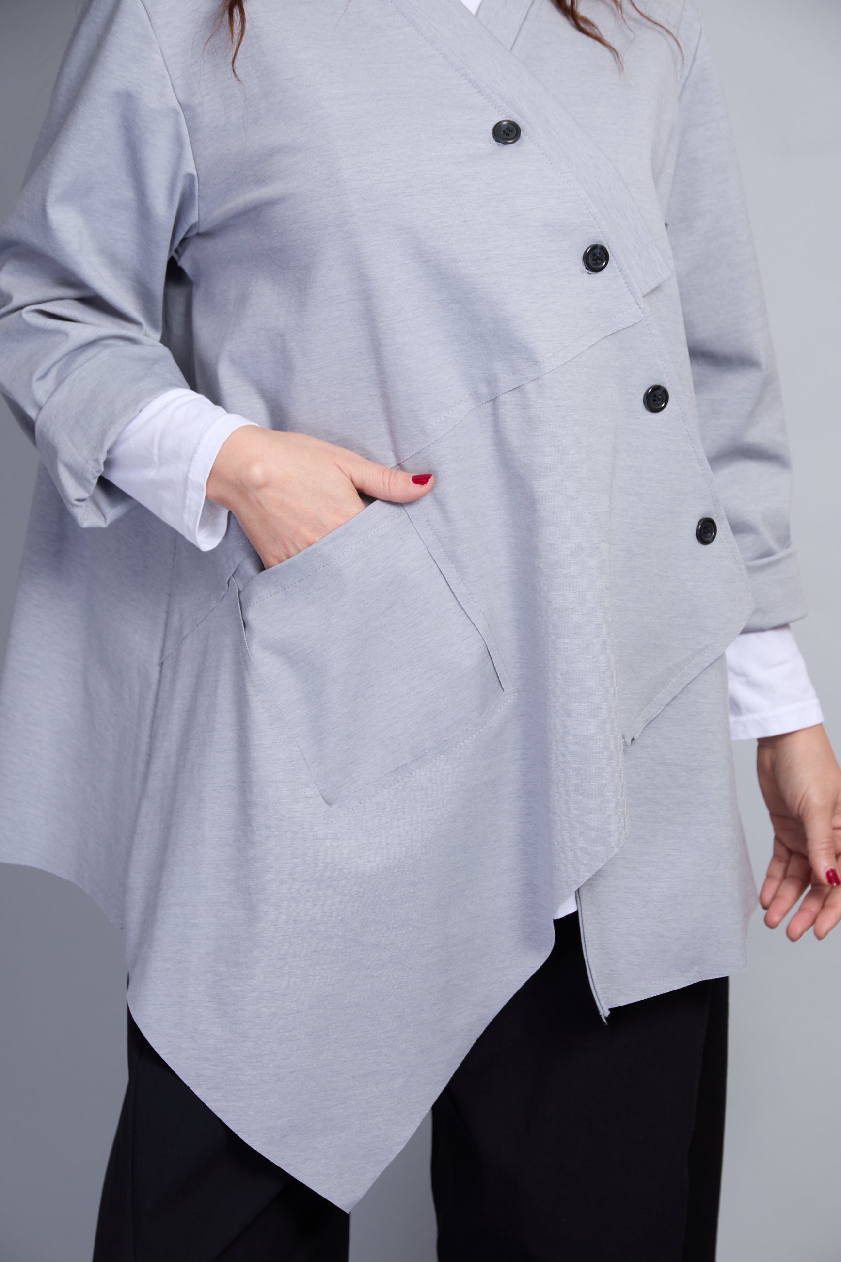 Chaqueta Elsie Gris Melange