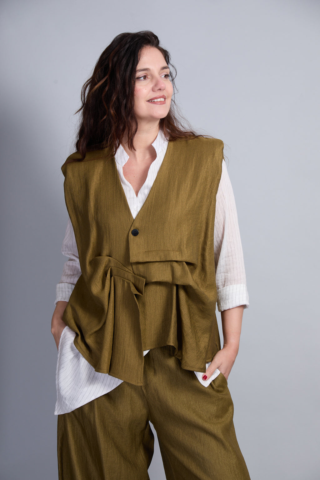 Chaleco Sorrento Verde Oliva