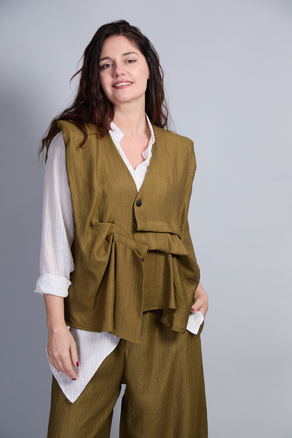 Chaleco Sorrento Verde Oliva