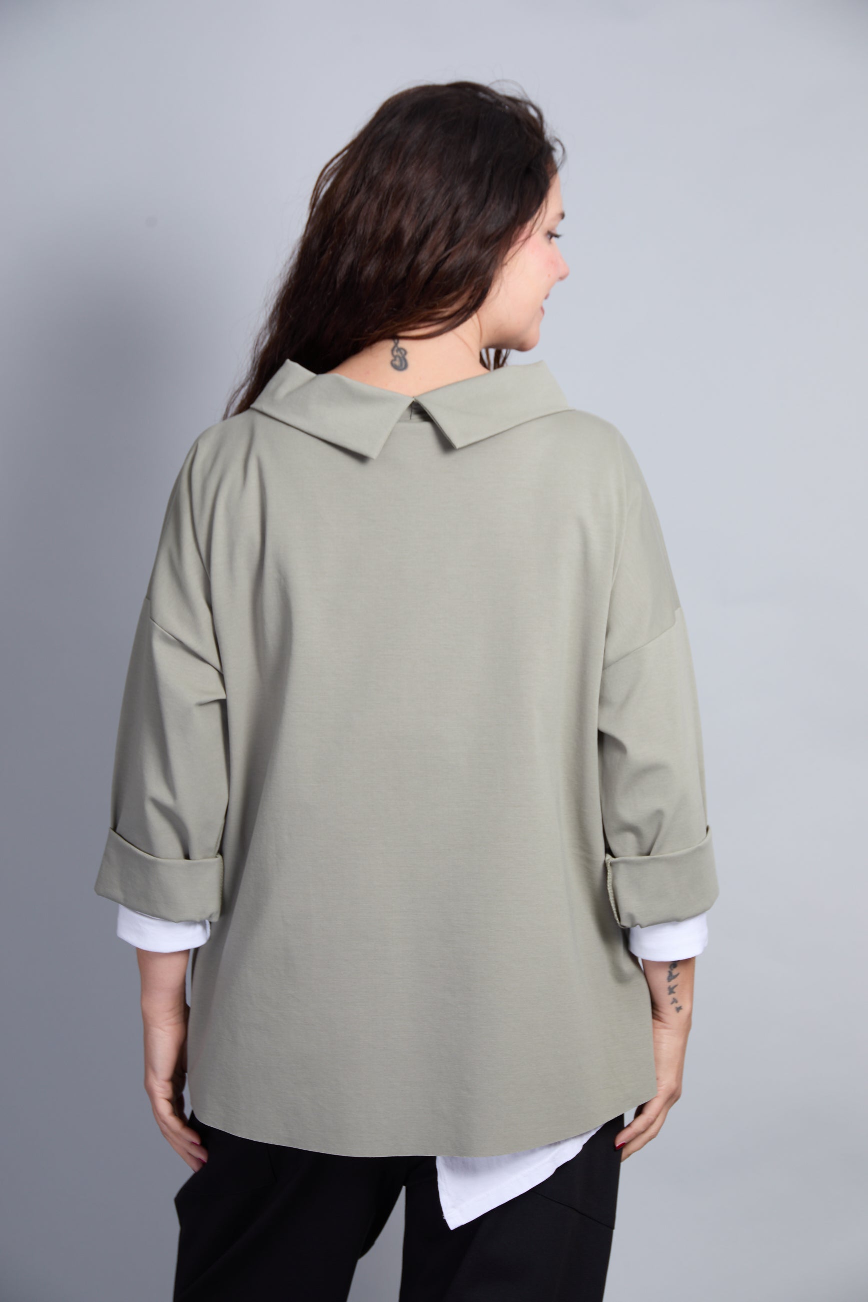 Blusa Cortina Verde