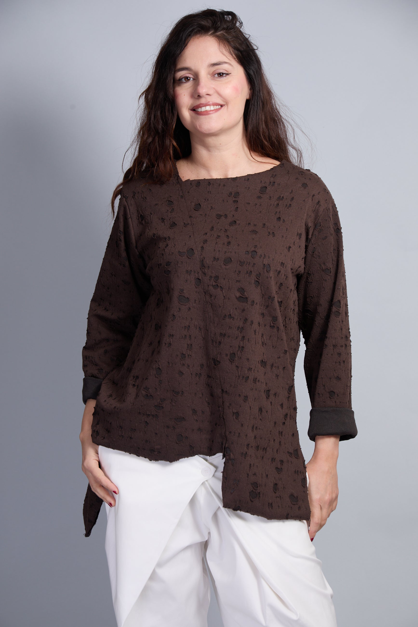 Camiseta Agnese Marrón