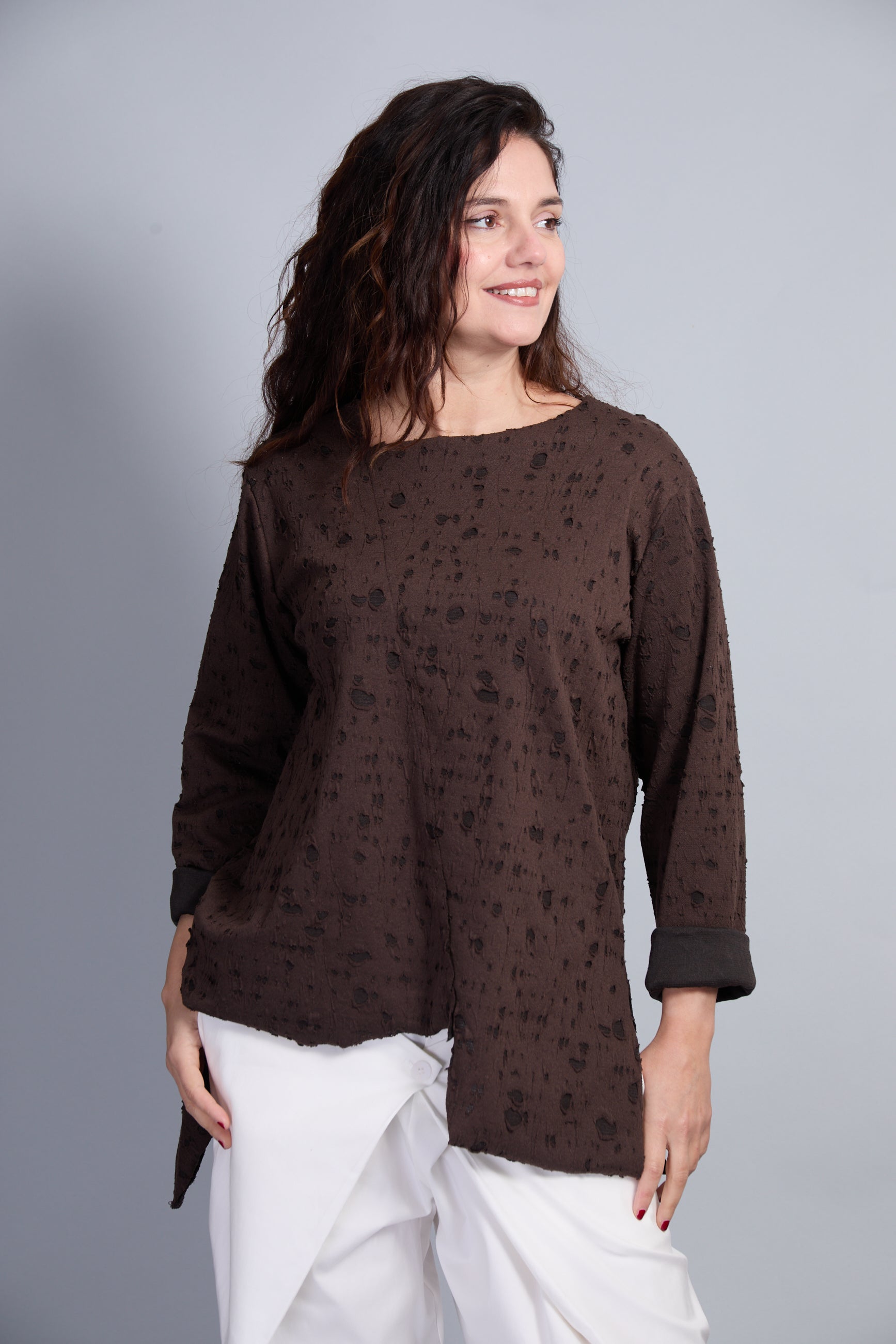 Camiseta Agnese Marrón