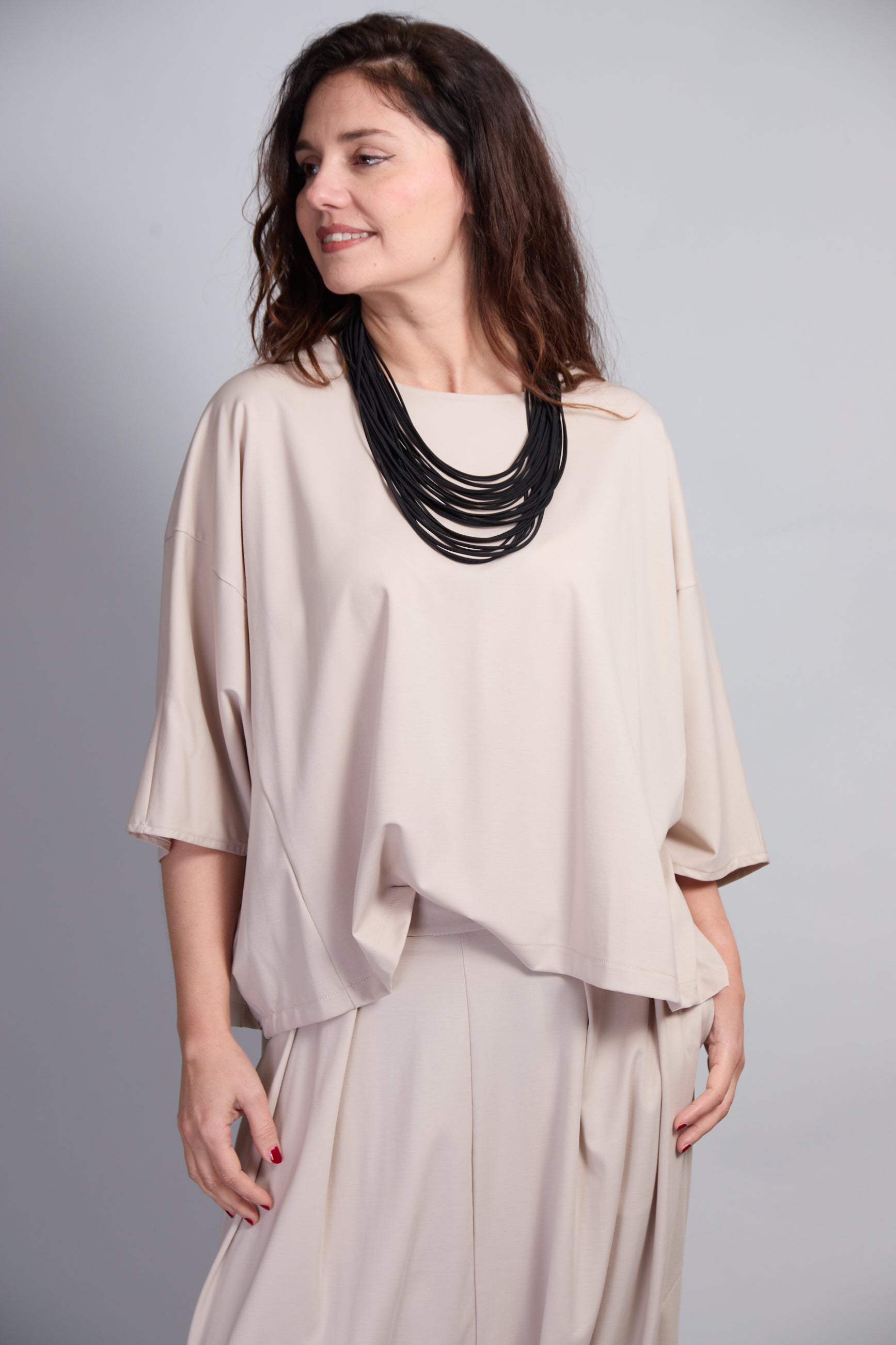 Blusa Mafalda Beige