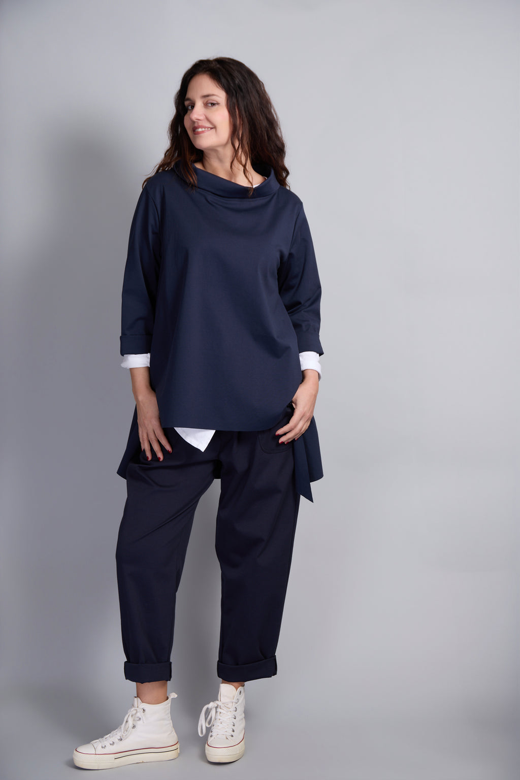 Blusa Corinna Azul Marino