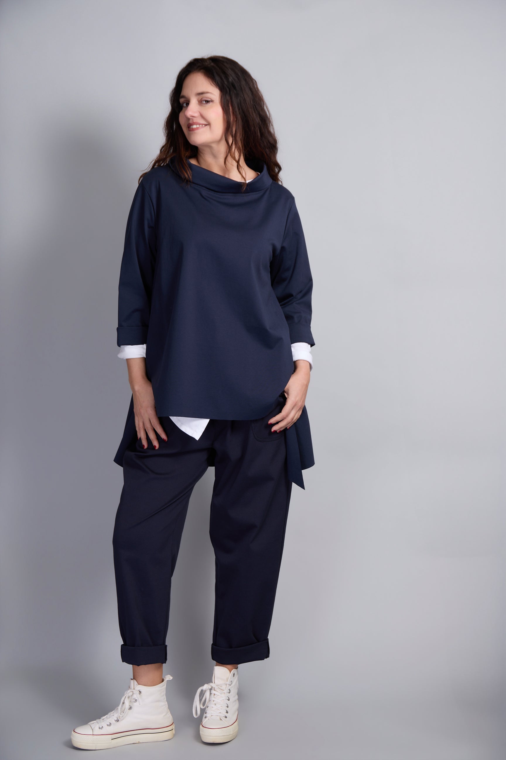 Blusa Corinna Azul Marino