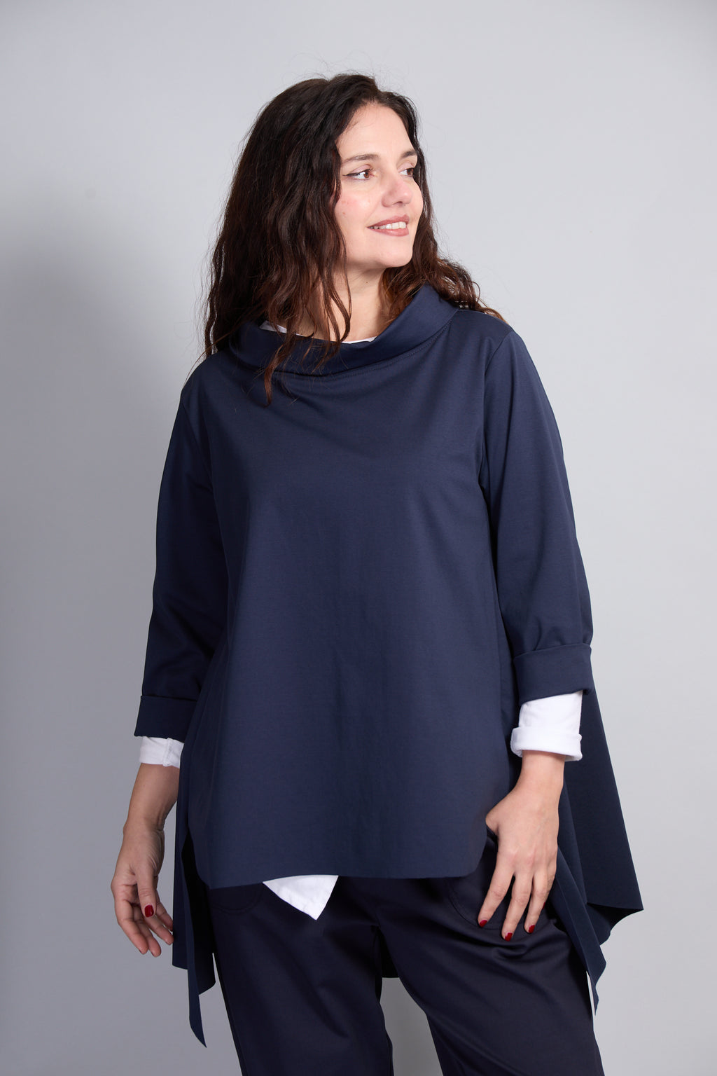 Blusa Corinna Azul Marino