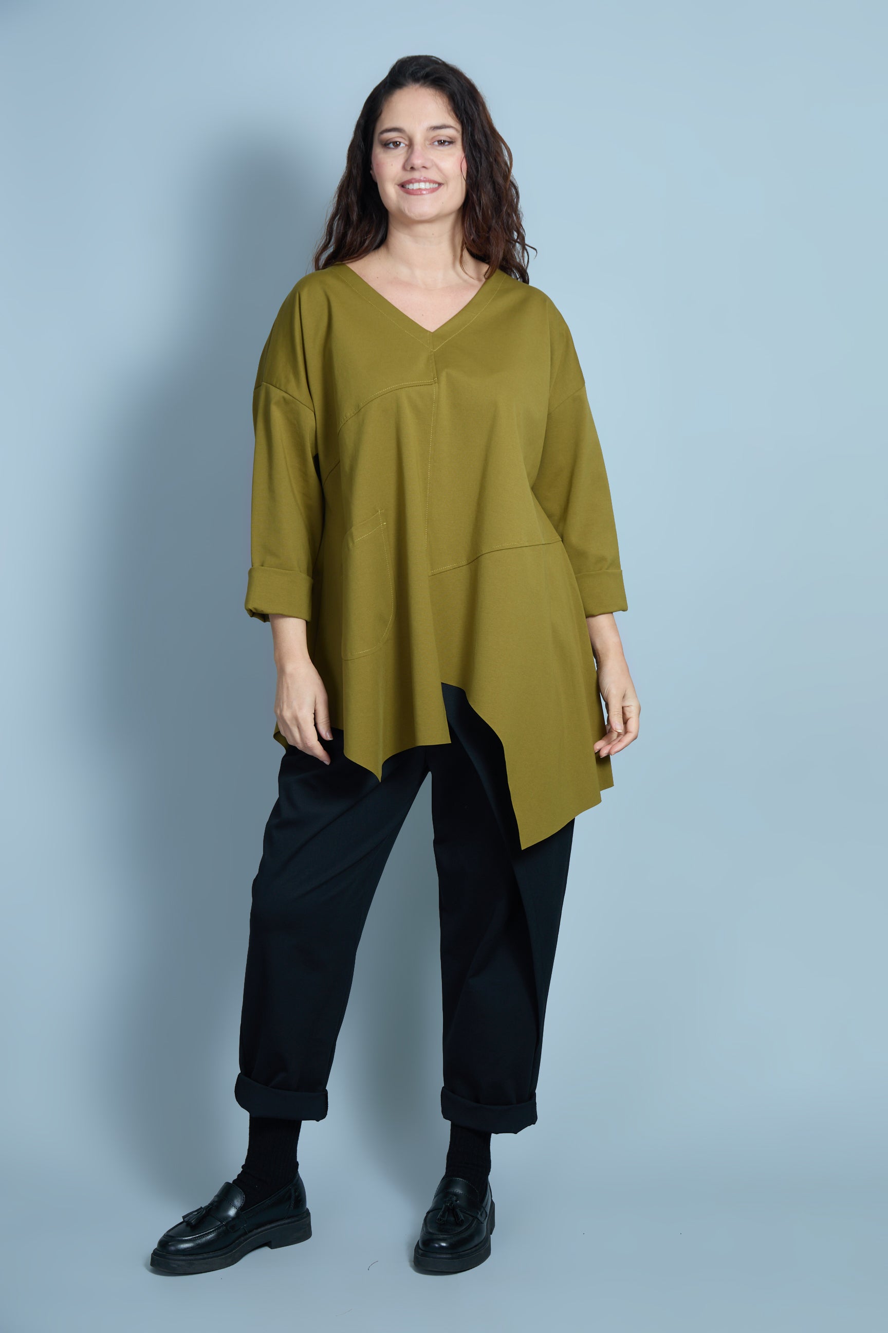Blusa Malindi Verde Oliva