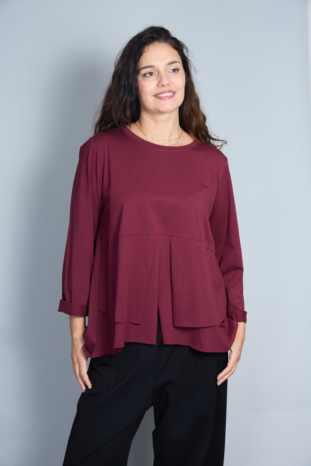 Camiseta Modelo Zanzibar Color Vino