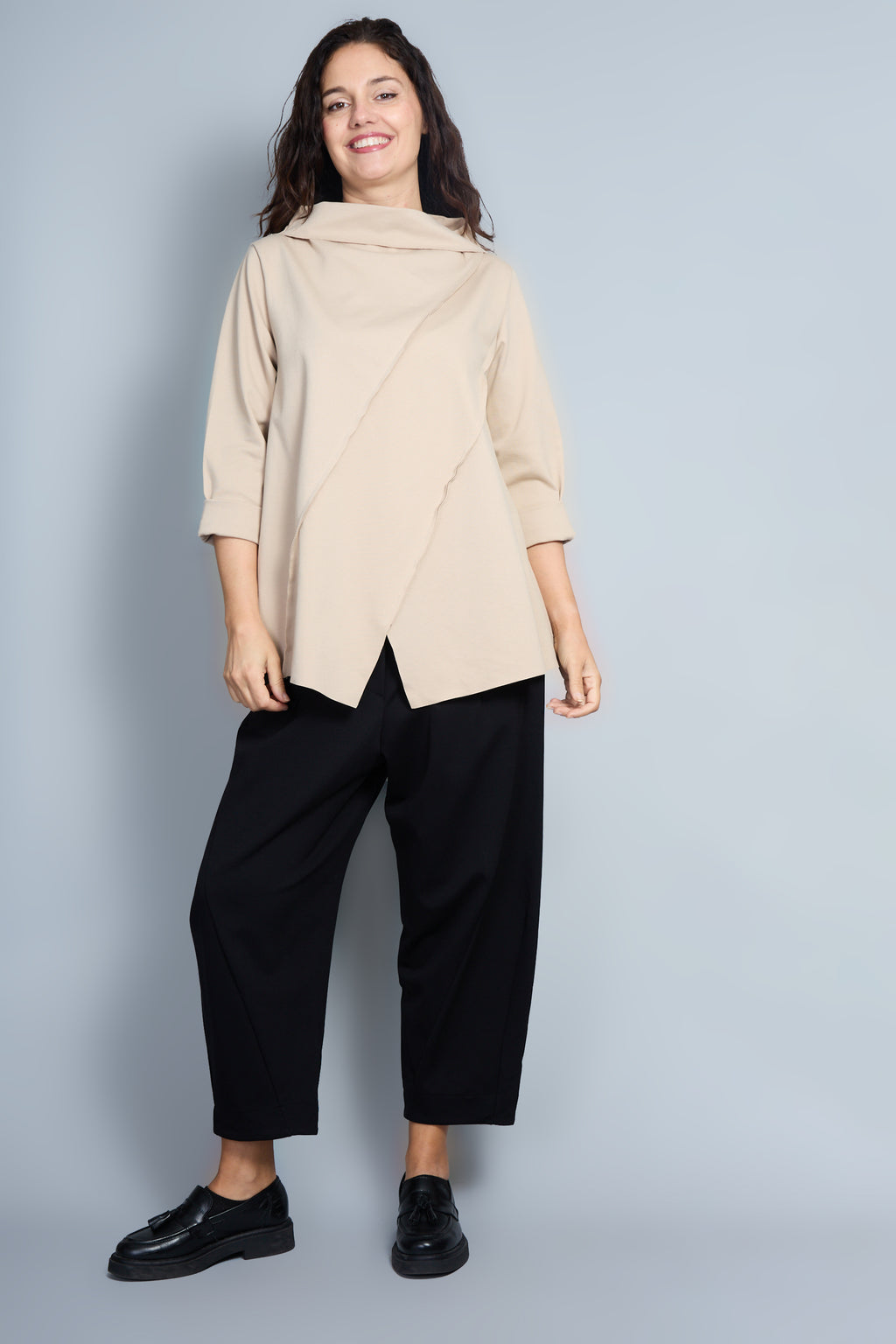 Blusa Modelo Ornella Color Beige