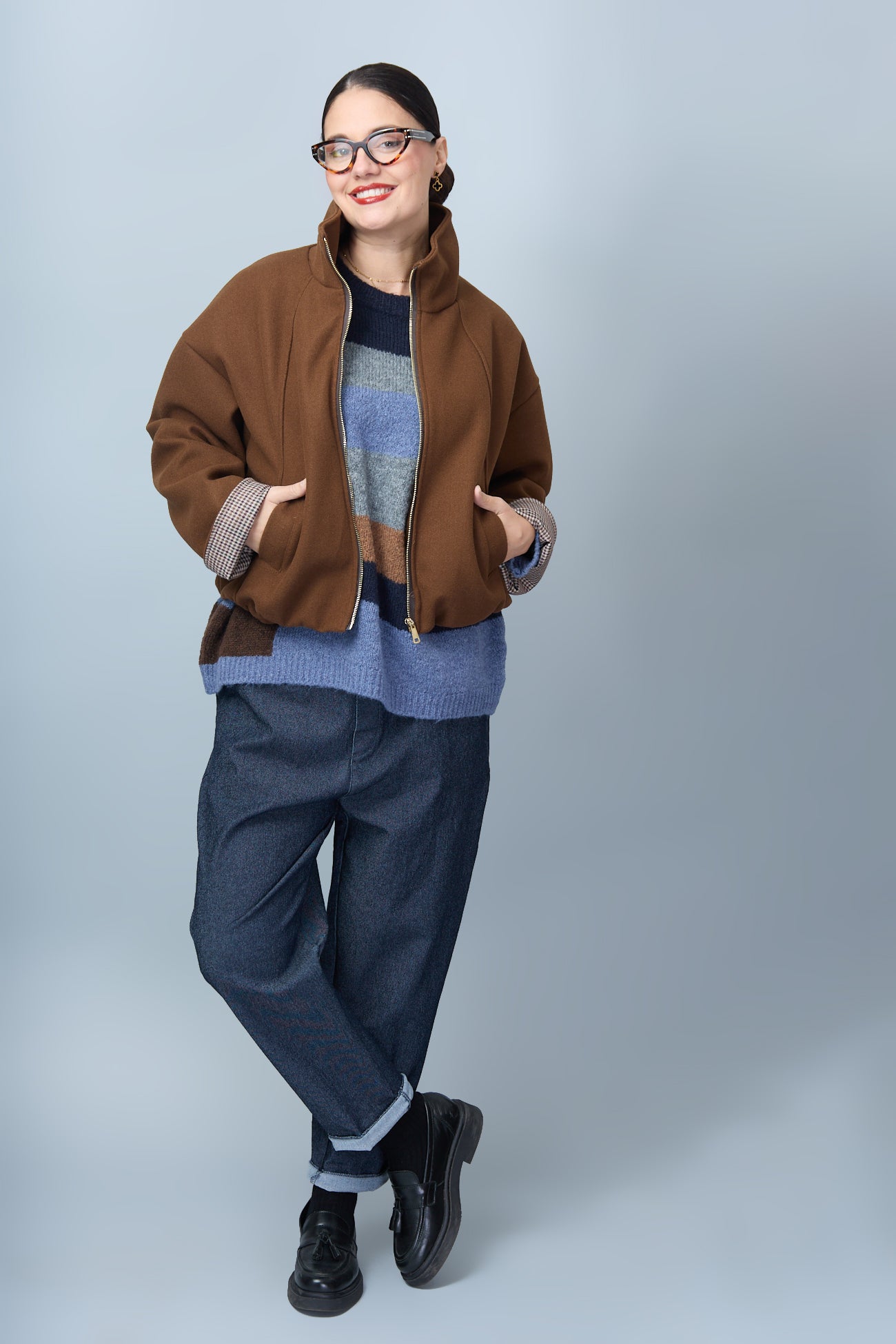 Chaqueta Mirta Tabaco