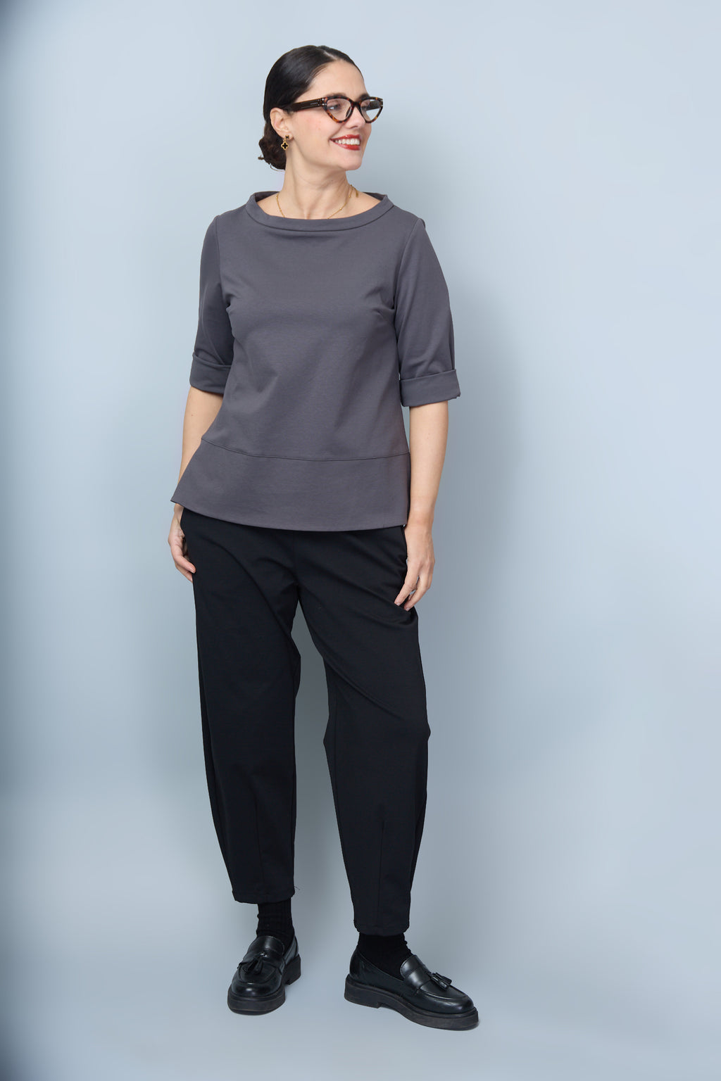 Blusa Miami Gris Oscuro