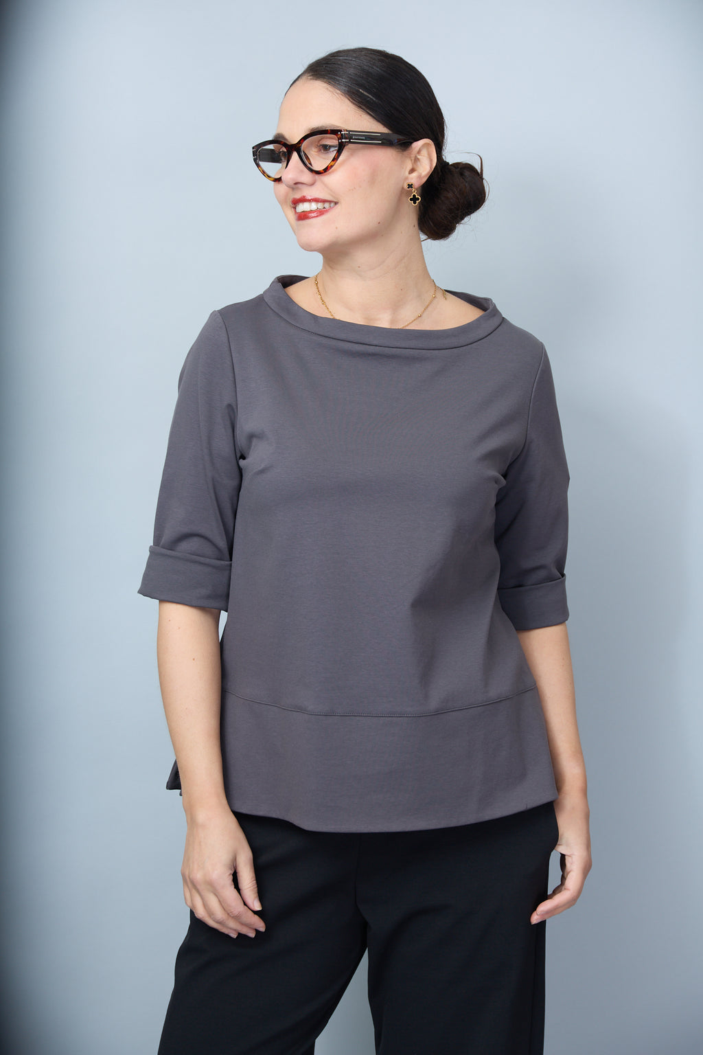 Blusa Miami Gris Oscuro